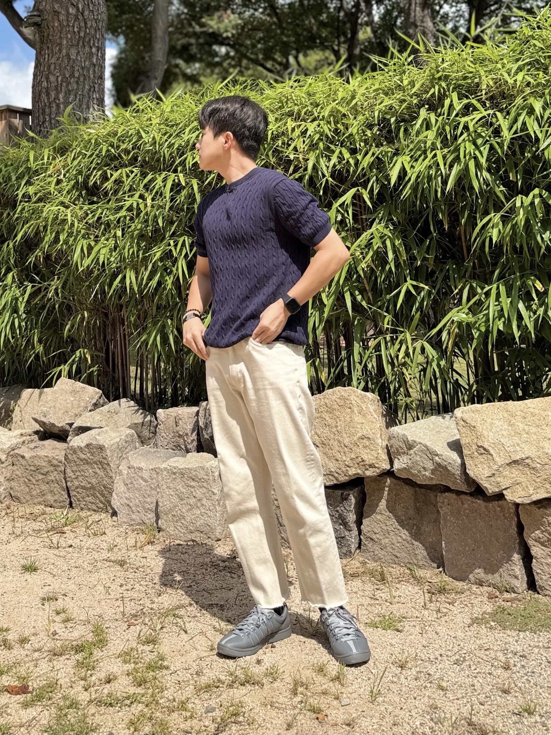 K-SWISS KSRC CLASSIC 66 NXT 착용 스타일 - 2