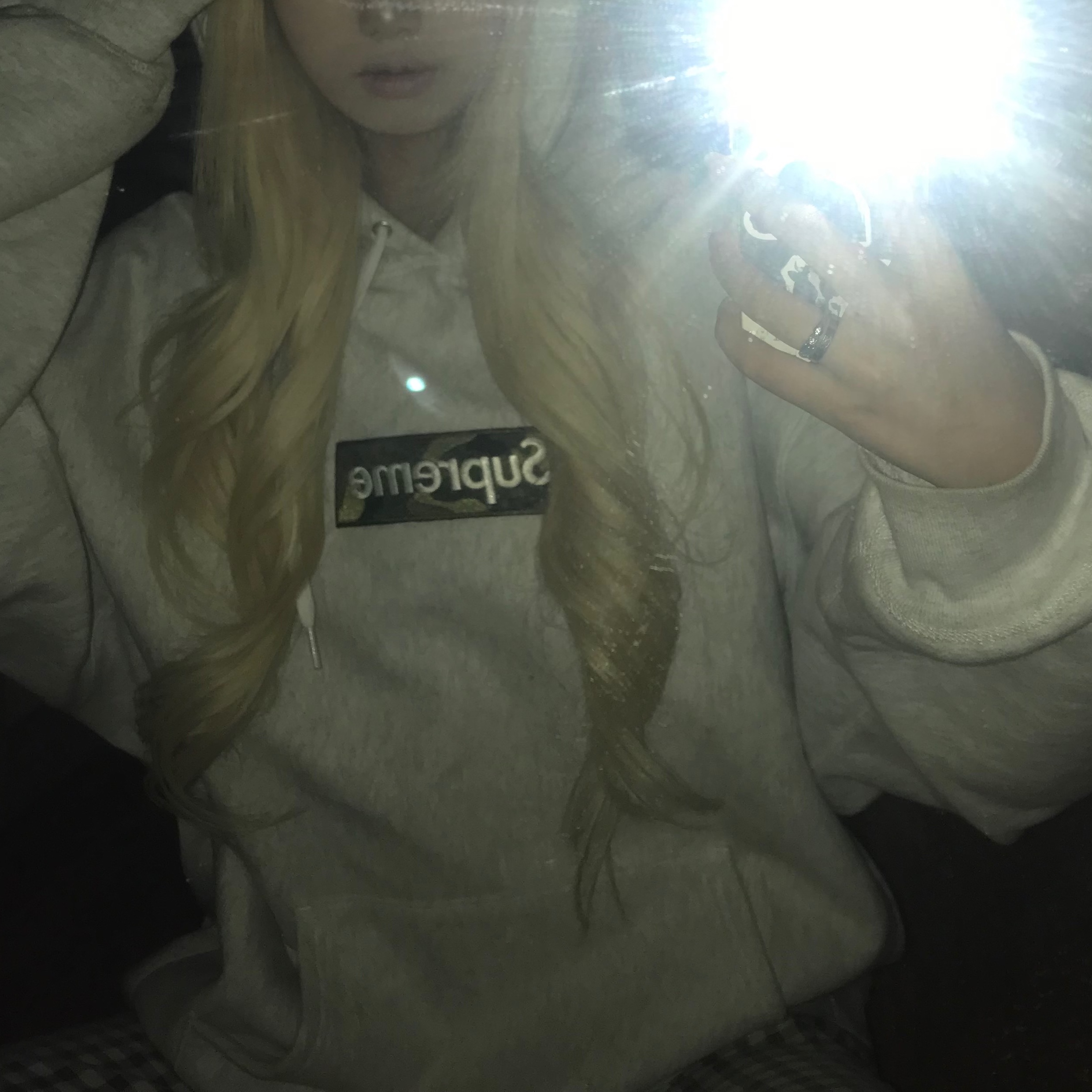 Supreme Box Logo Hooded Sweatshirt Ash Grey - 23FW 착용 스타일