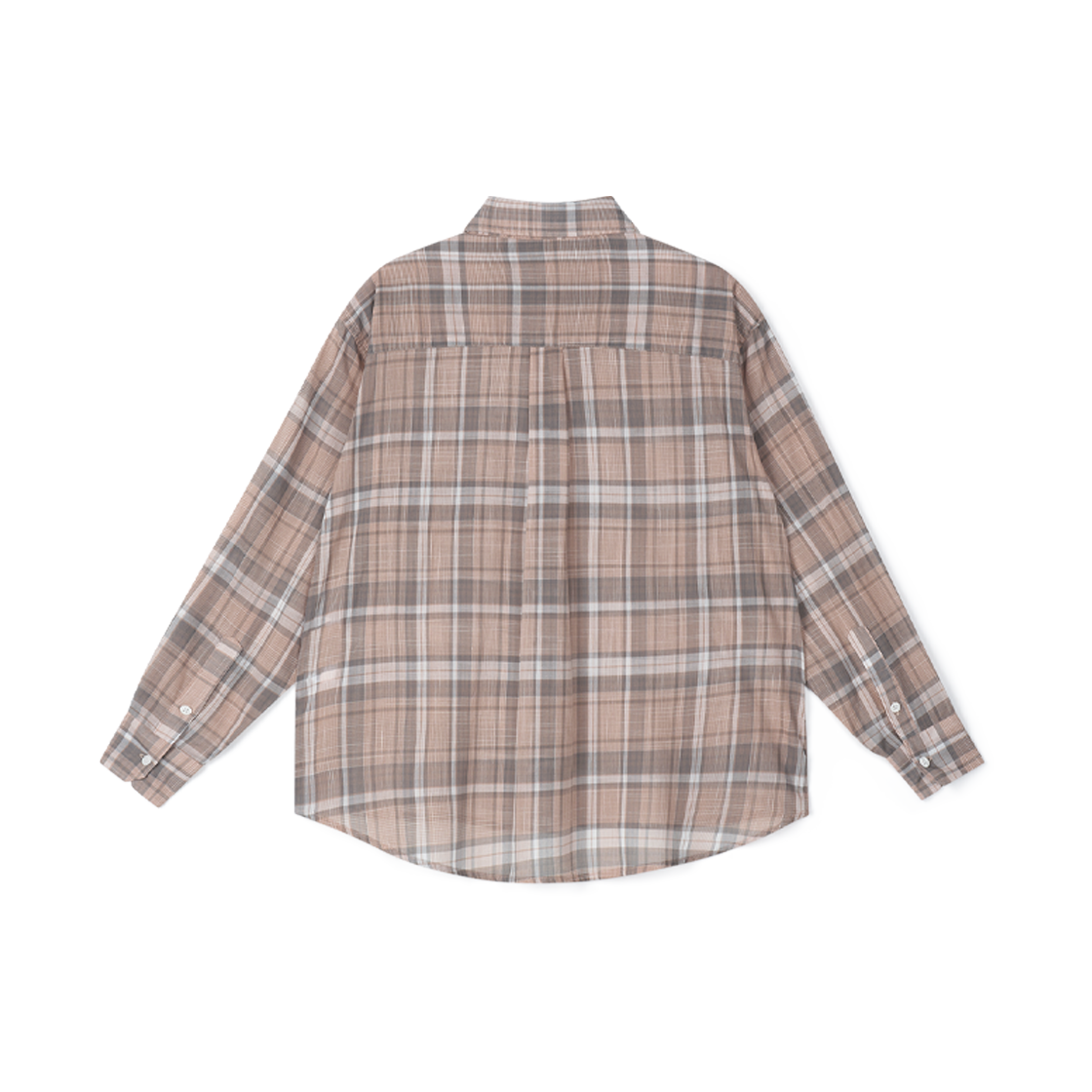 낫뉴 nn 라벨 체크 셔츠 브라운(Not New nn Label Check Shirts - Brown) - 2