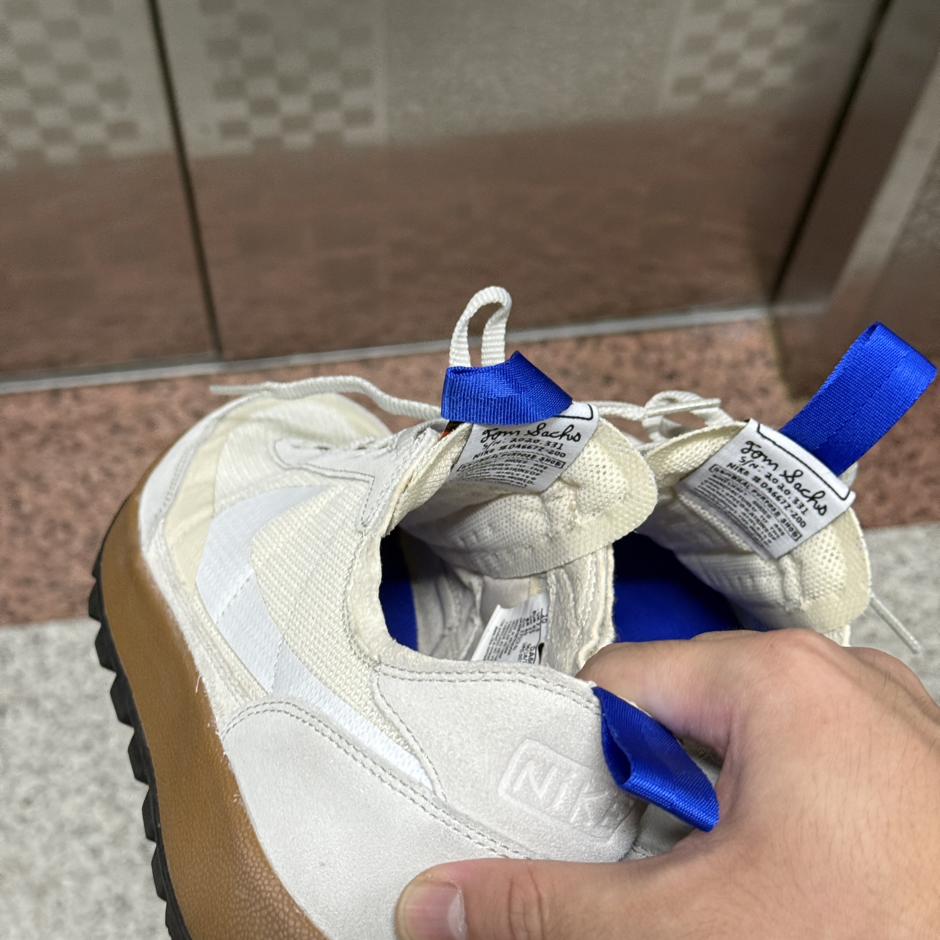 Nike x Tom Sachs General Purpose Shoe Light Cream 착용 스타일