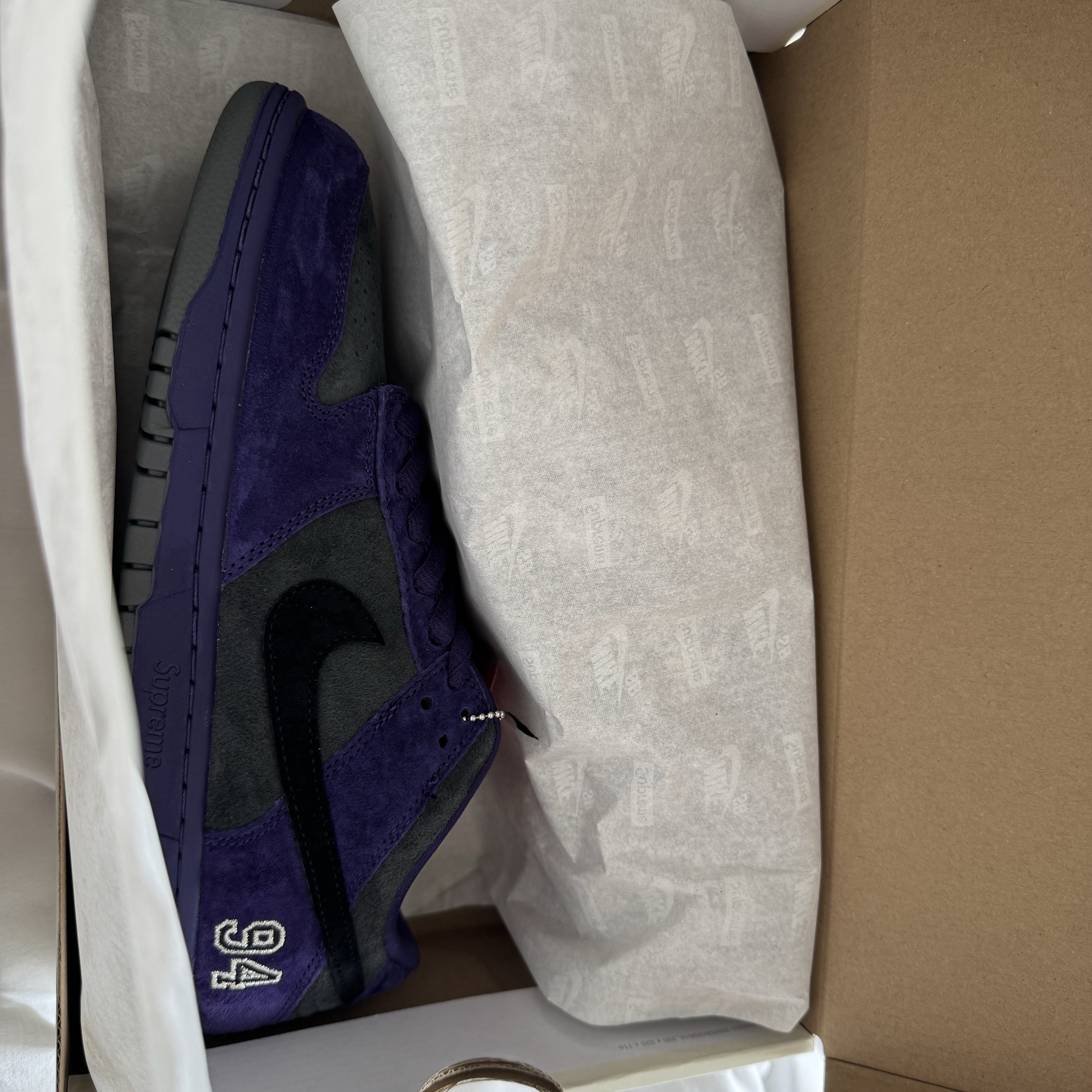 Nike x Supreme SB Dunk Low Ink 착용 스타일