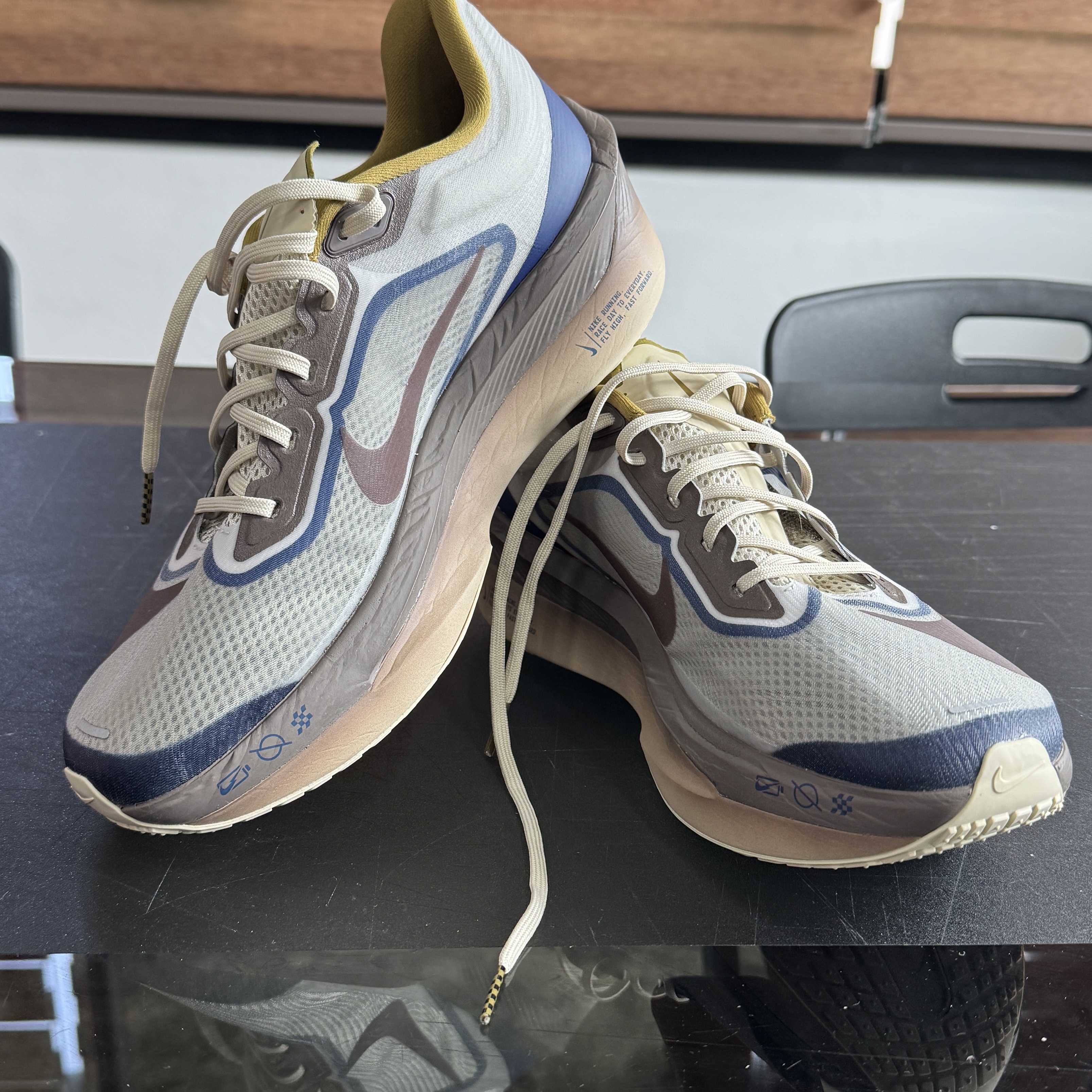 Nike Zoom Fly 6 PRM Light Bone Cave Stone 착용 스타일 - 1