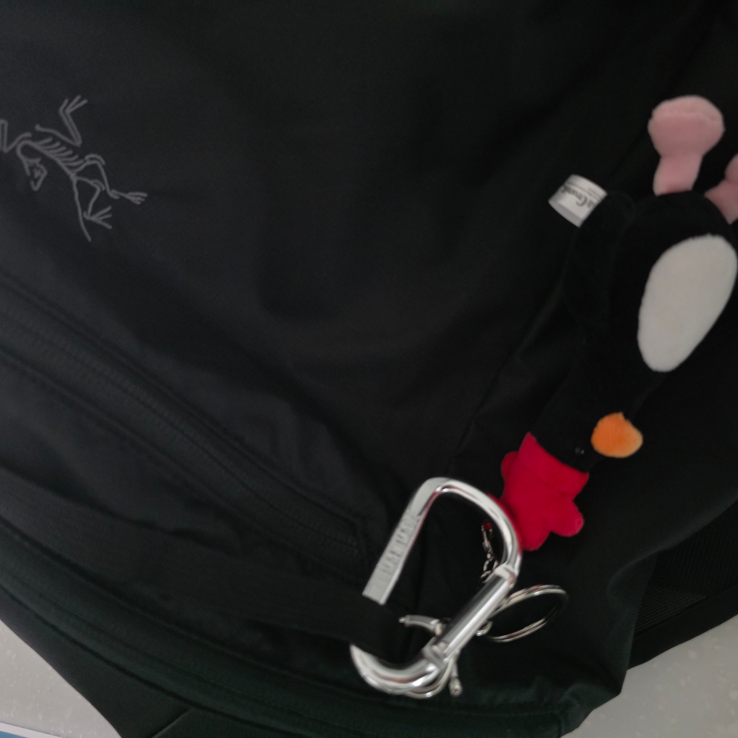 Human Made Carabiner 70mm Silver, Arc'teryx Heliad 15 Backpack Black 착용 스타일