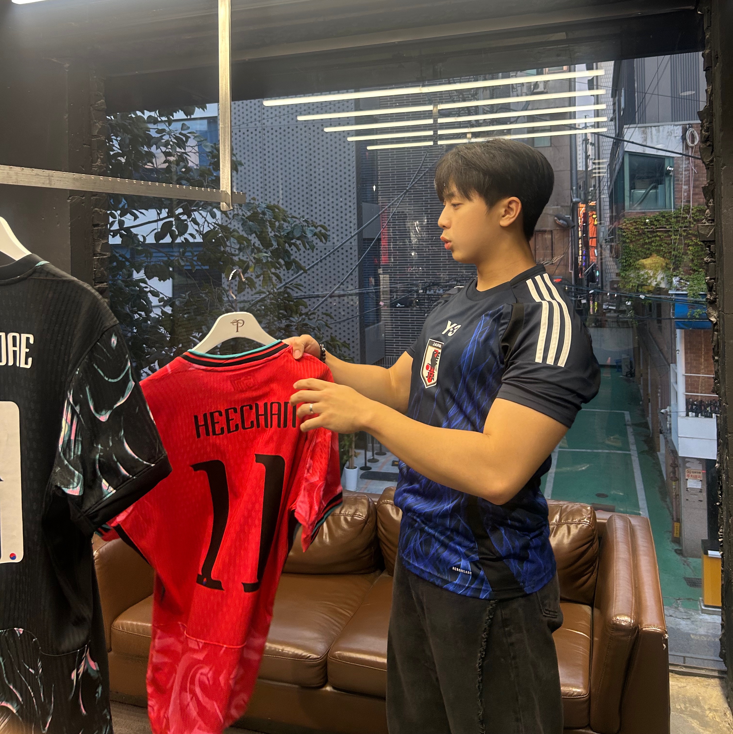Y-3 Japan 2024 Home Replica Jersey Legend Ink - KR Sizing 착용 스타일 - 1