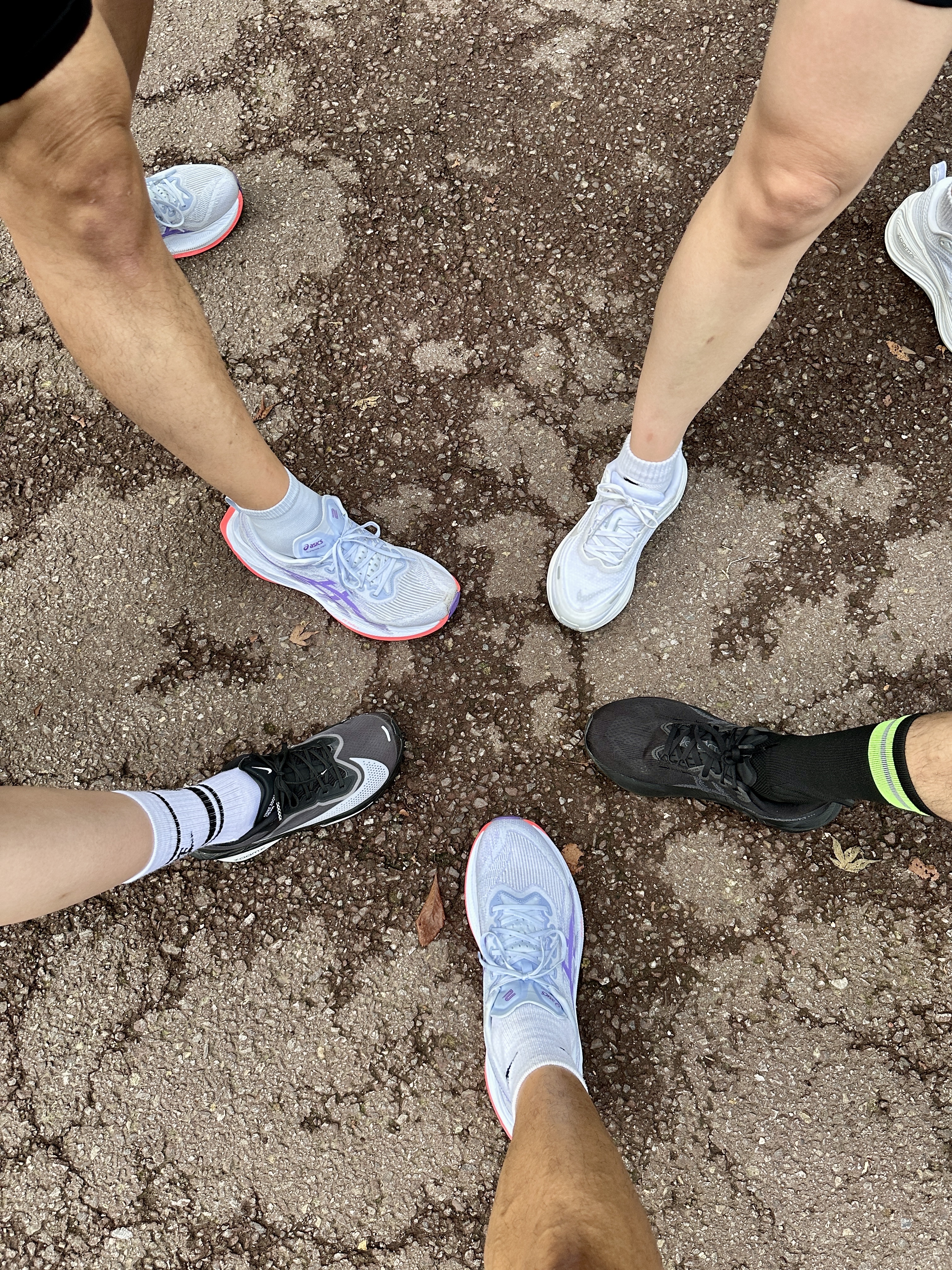 Asics Superblast 2 Blue Fade Edo Purple, (W) Nike Zoom Fly 6 Black Light Smoke Grey 착용 스타일