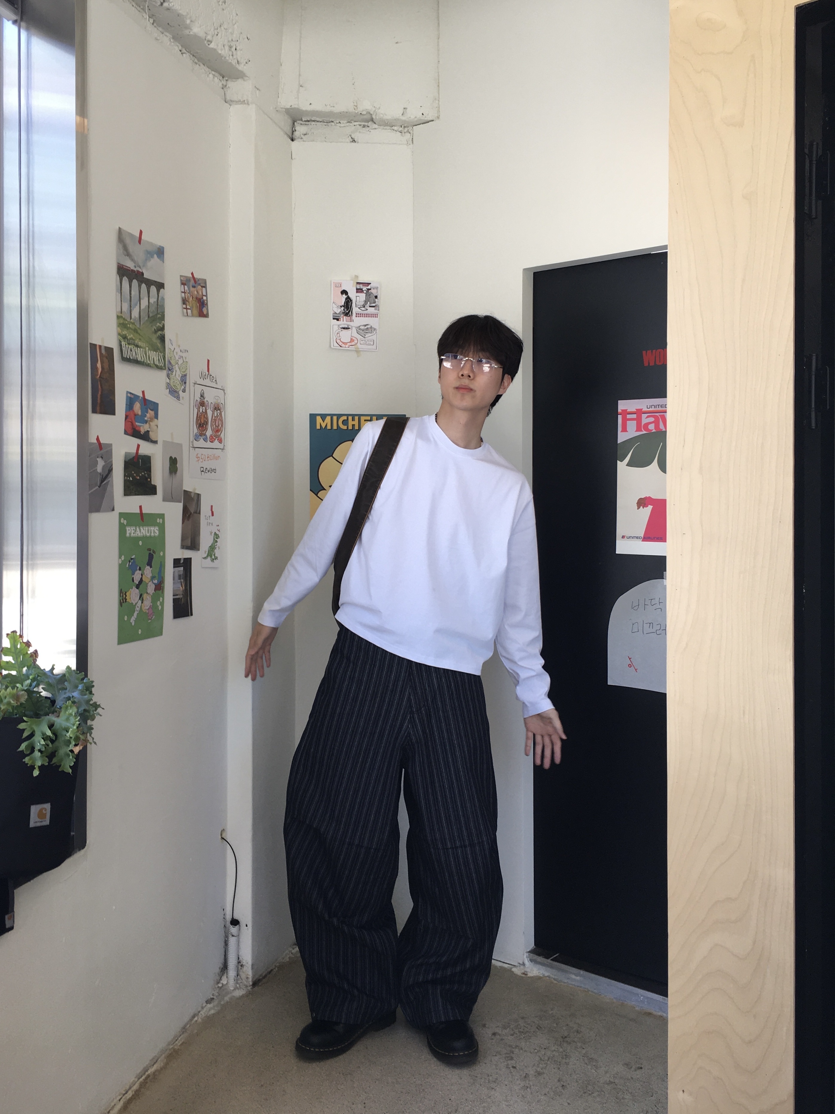 Dr. Martens 1461 Smooth Black 착용 스타일 - 3