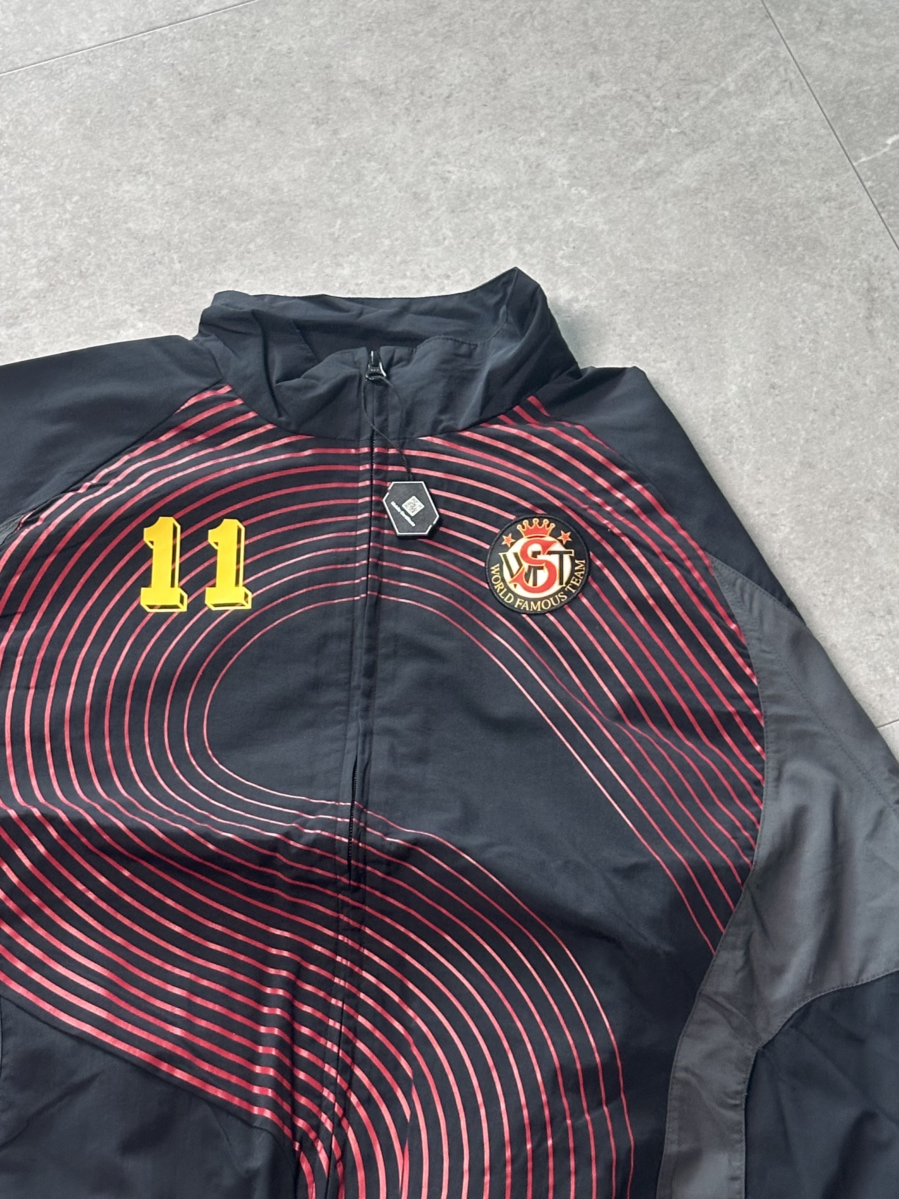 Supreme S Logo Track Jacket Black - 24FW 착용 스타일 - 2