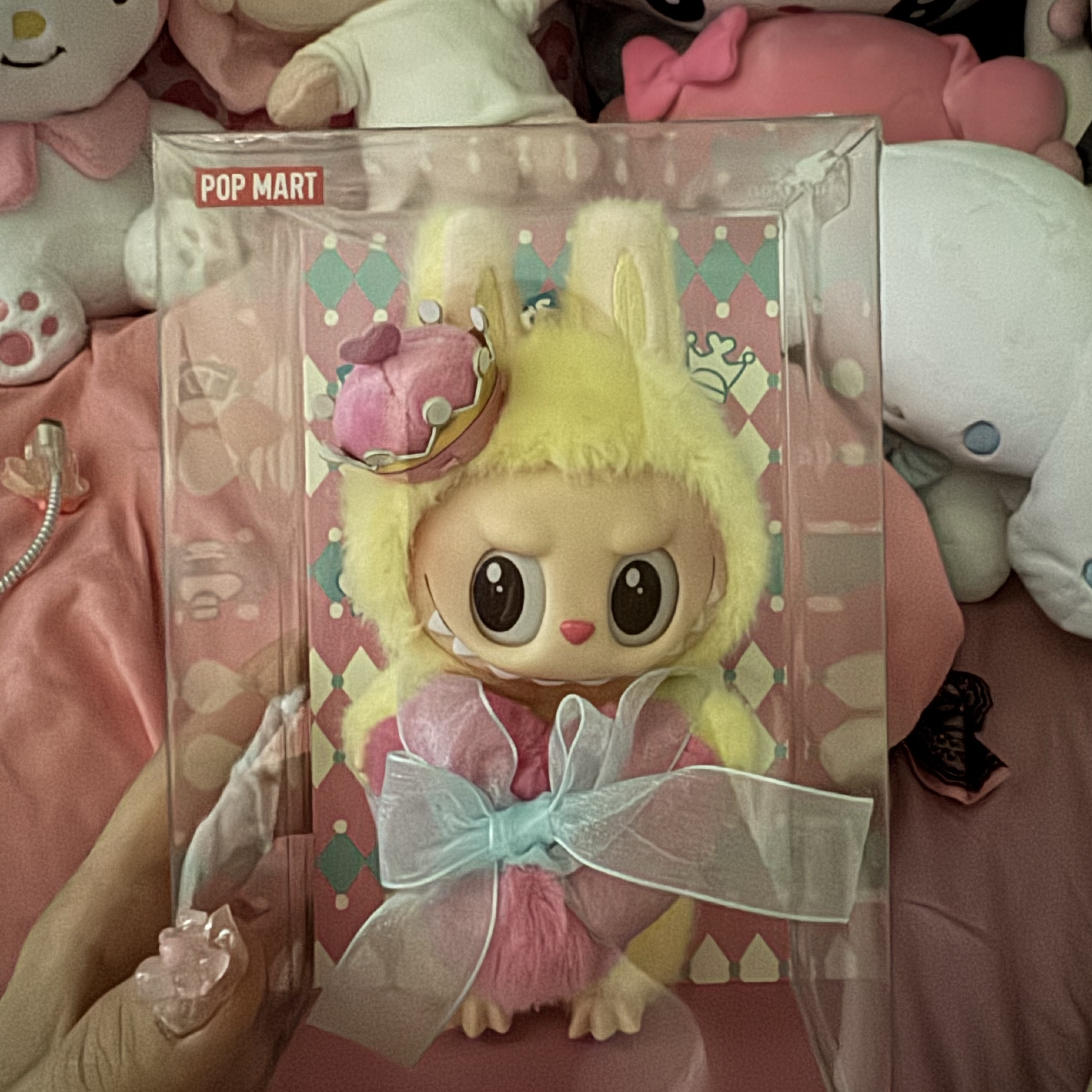 Pop Mart The Monsters Checkmate Series Plush Keyring, Pop Mart Fall In Wild Labubu Series Toy Keyring 착용 스타일 - 3