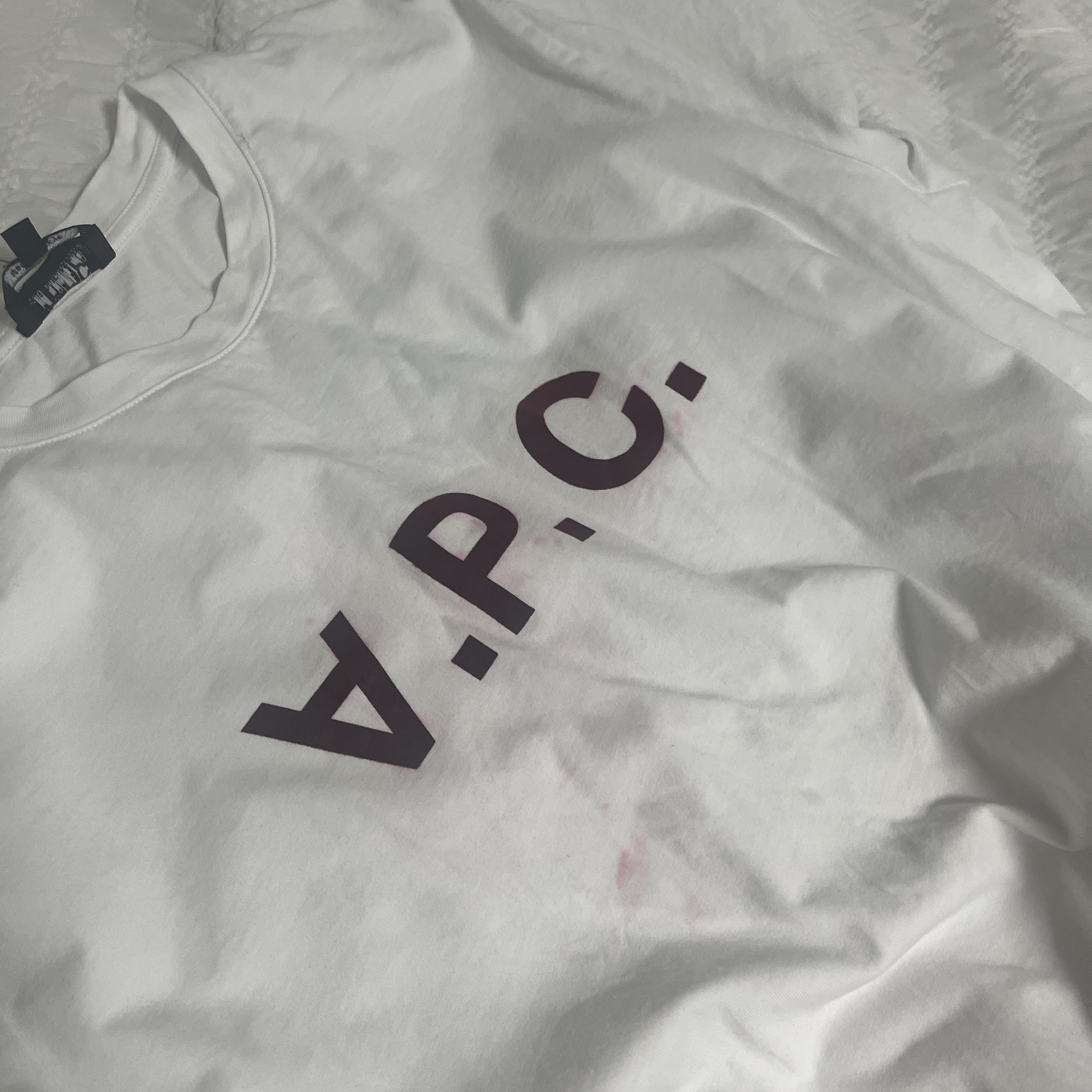 A.P.C. VPC T-Shirt Blanc 착용 스타일