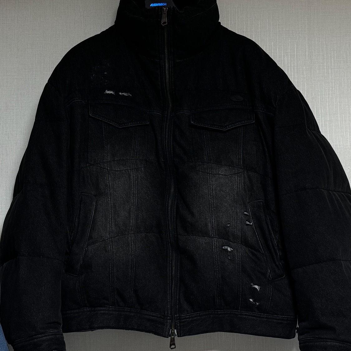 Ader Error Nox Puffer Jacket Noir μ°©μ© μ€νμΌ