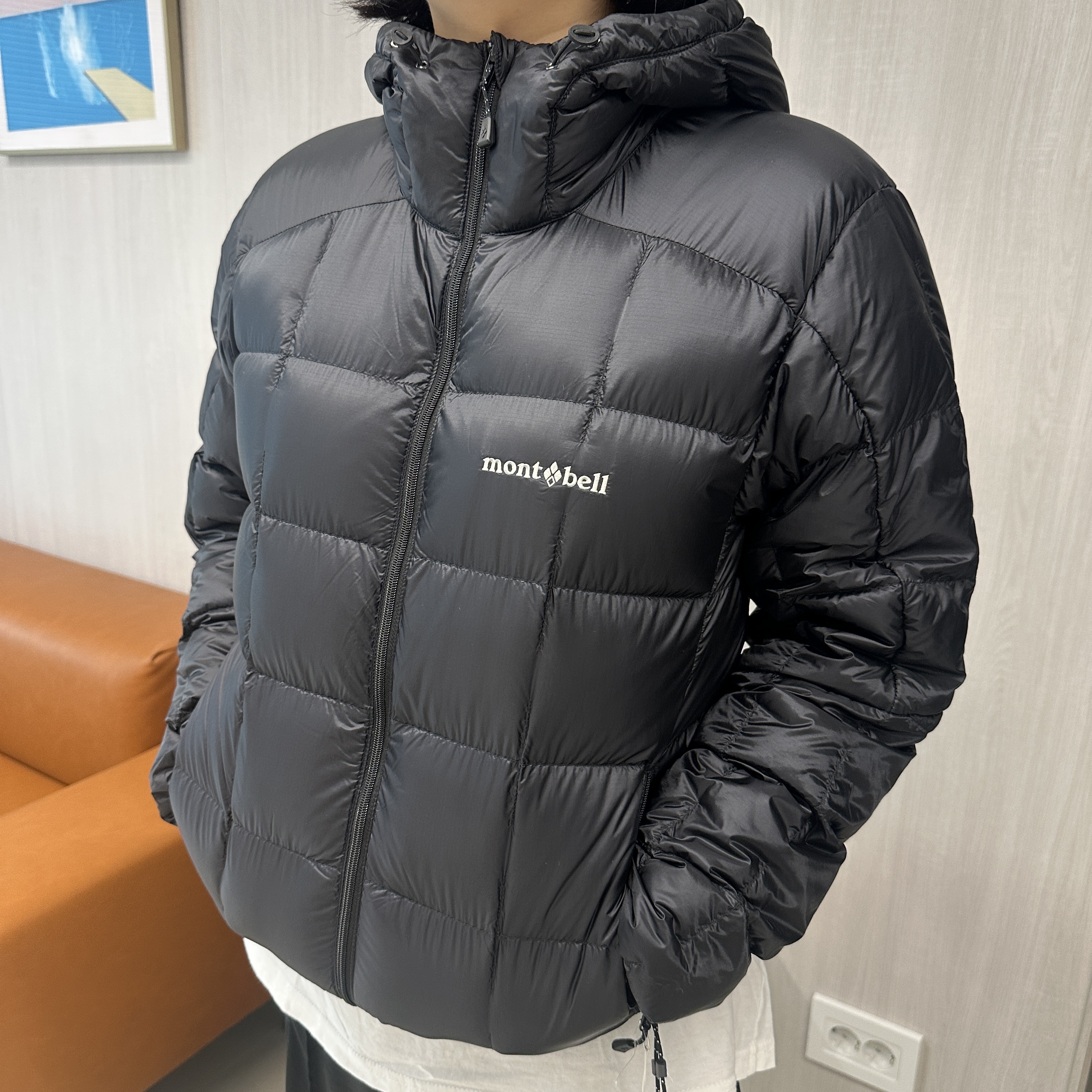 Montbell Superior Down Parka Black 착용 스타일