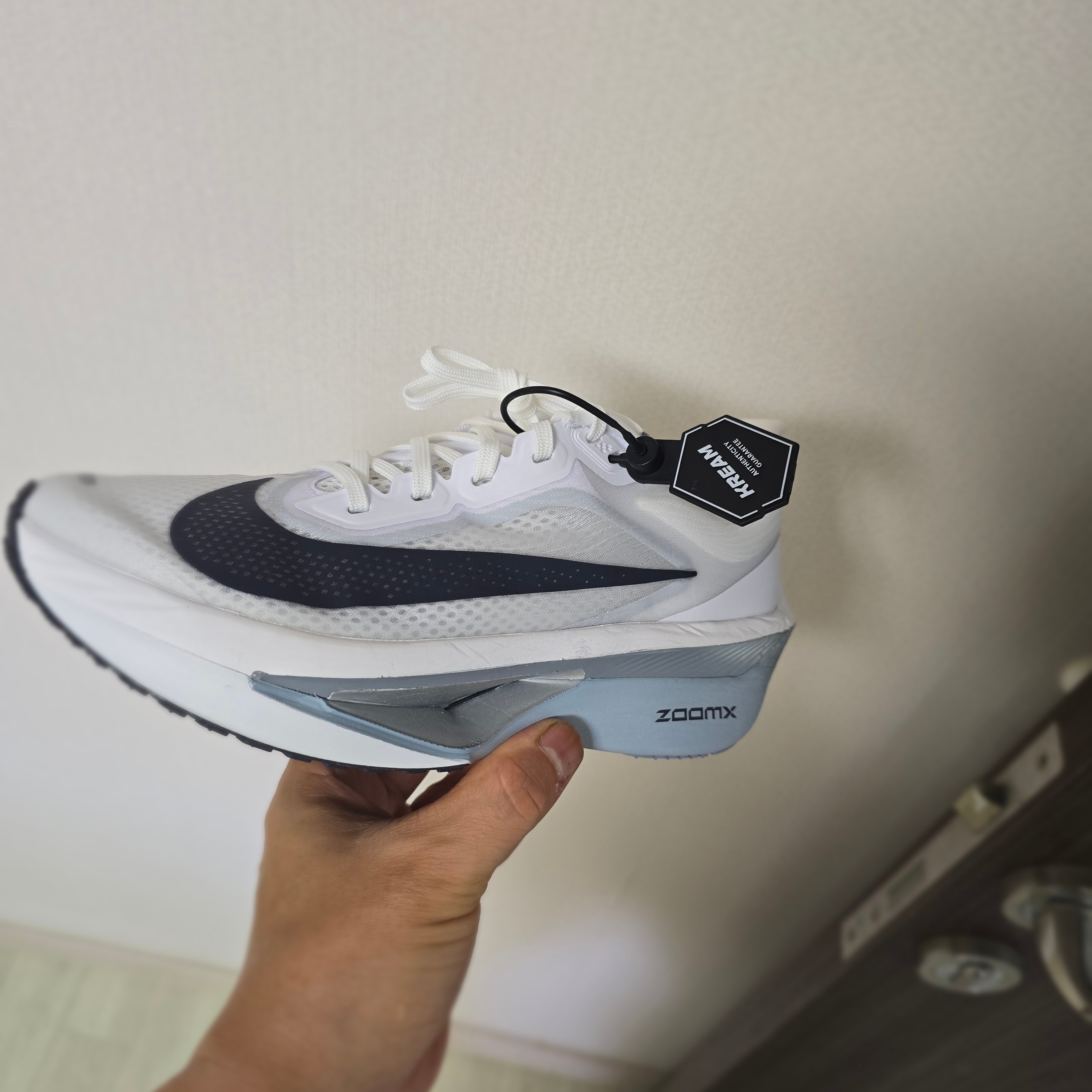 (W) Nike Zoom Fly 6 Road Racing White Pure Platinum 착용 스타일