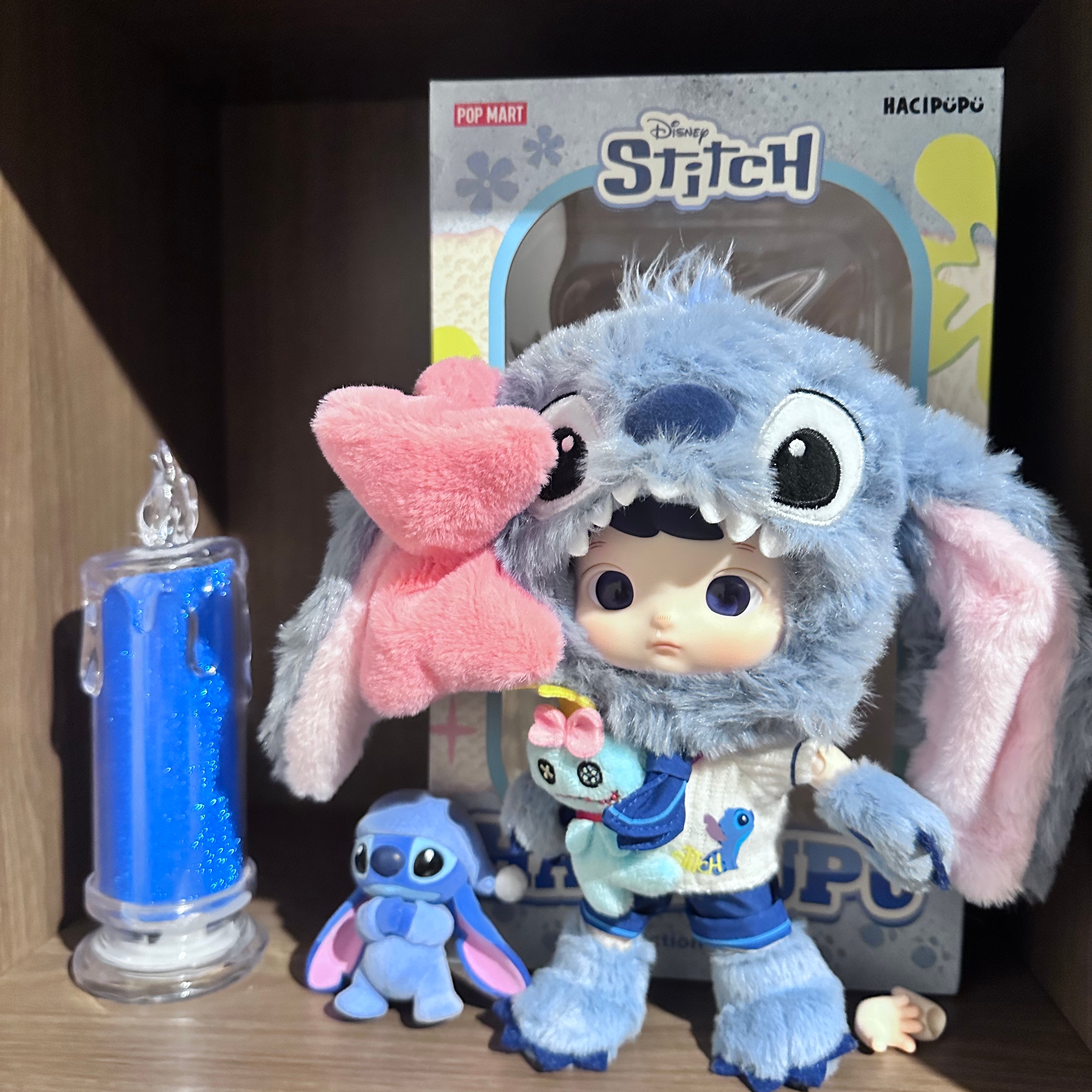 Pop Mart Hacipupu Stitch 1/8 BJD 착용 스타일
