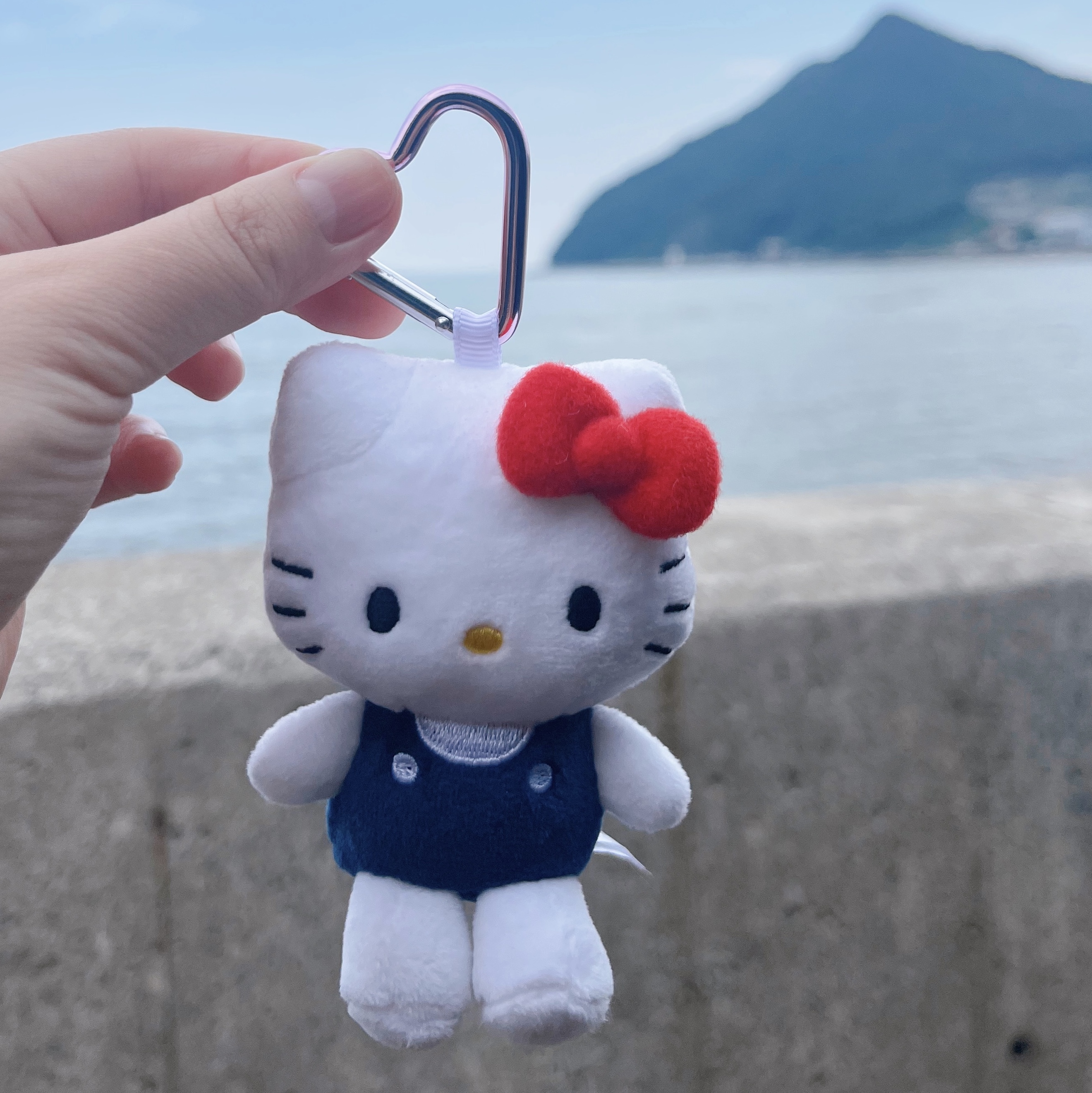 Sanrio Hello Kitty Mini Mascot Holder 착용 스타일