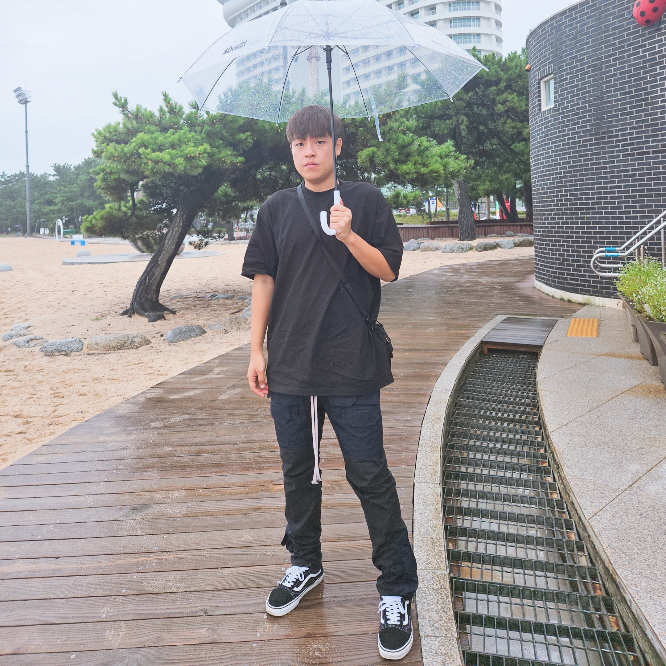 Supreme Shoulder Bag Black - 19FW 착용 스타일 - 1