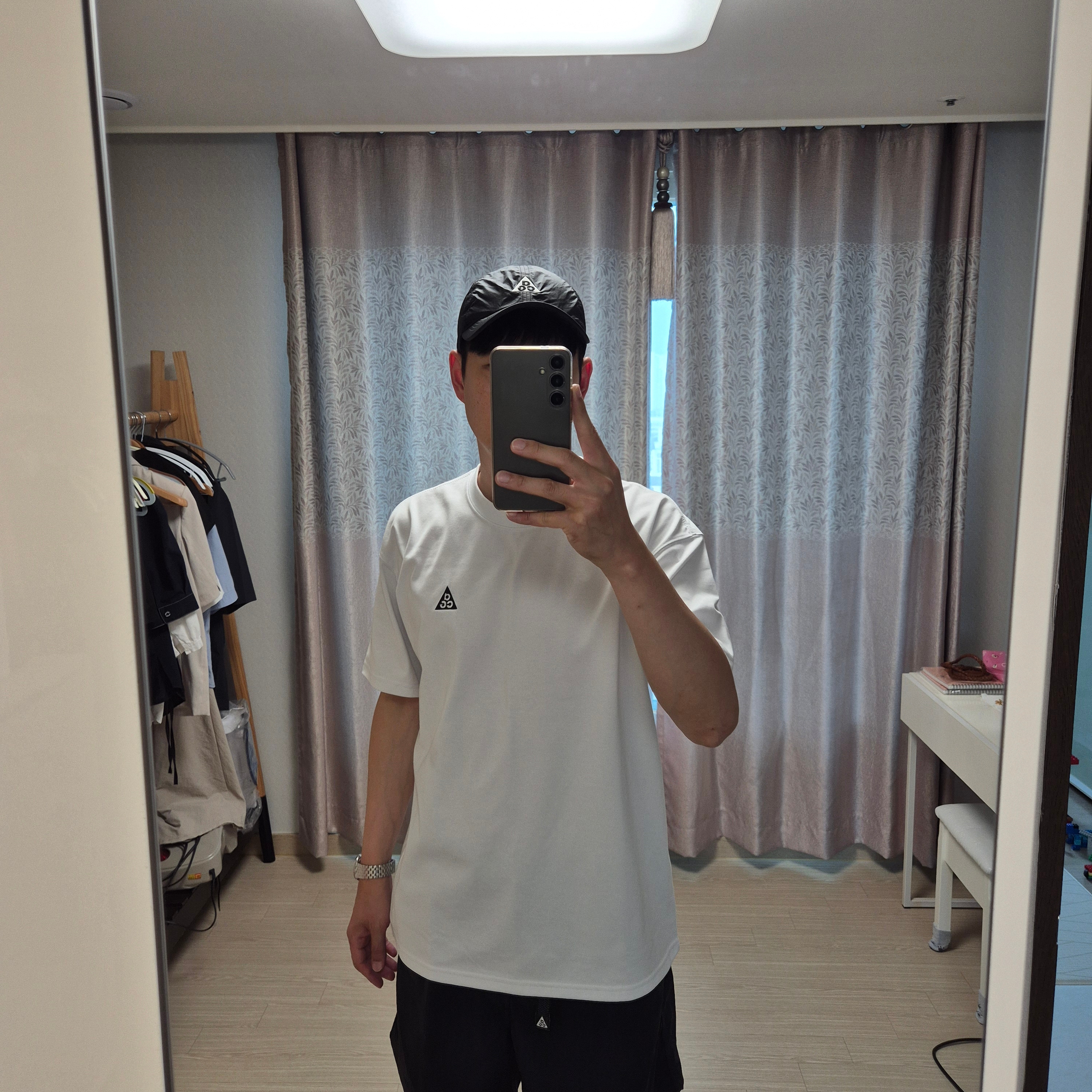 Nike ACG Hiking Shorts Black - Asia, Nike ACG Trail Cap Black 착용 스타일