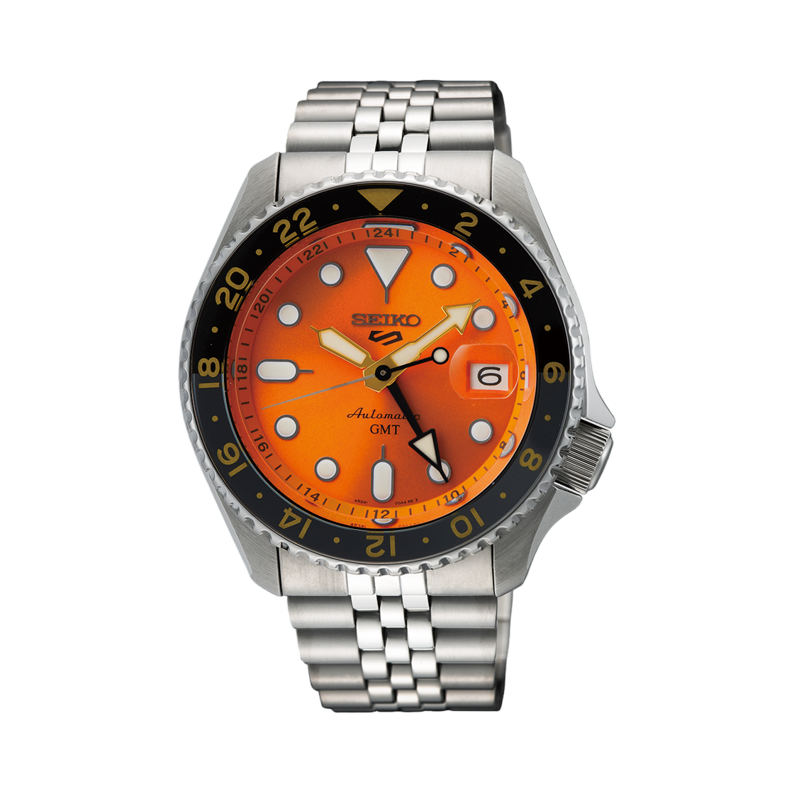 SSK005 Seiko SSK005 5 Sports SKX Series Silver Orange