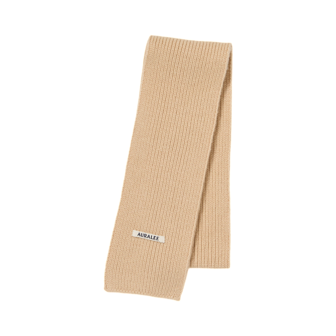 A25AM07CJ Auralee Light Cashmere Knit Stole Beige