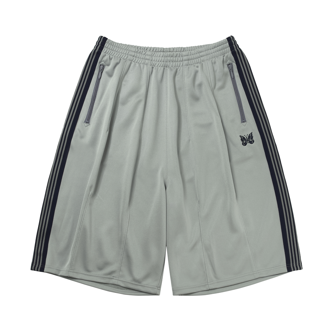 니들스 x LHP 트랙 쇼츠 폴리 스무스 그레이(Needles x LHP Track Shorts Poly Smooth Grey)