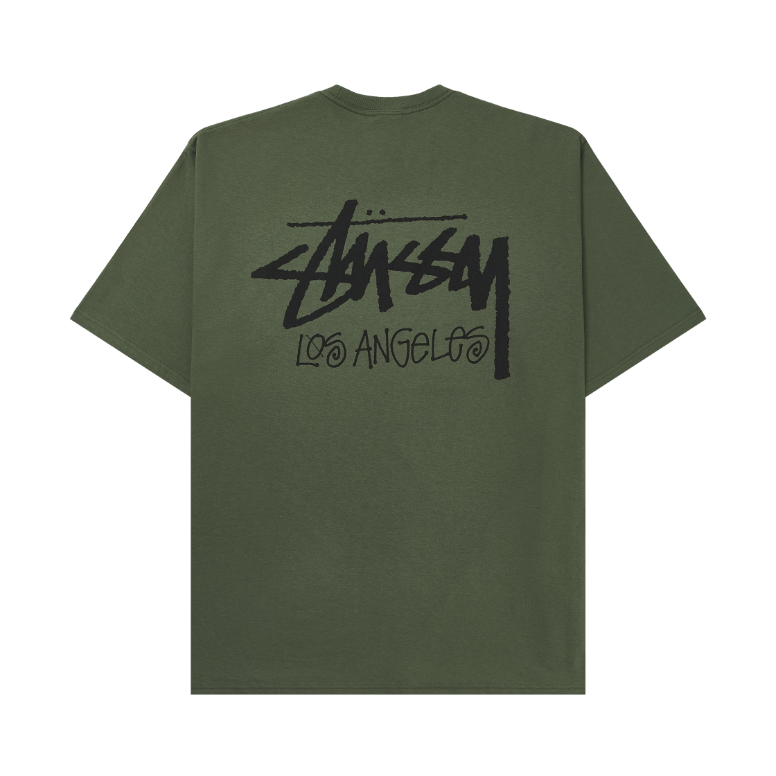 스투시 스탁 로스앤젤레스 티셔츠 올리브(Stussy Stock Los Angeles T-Shirt Olive)