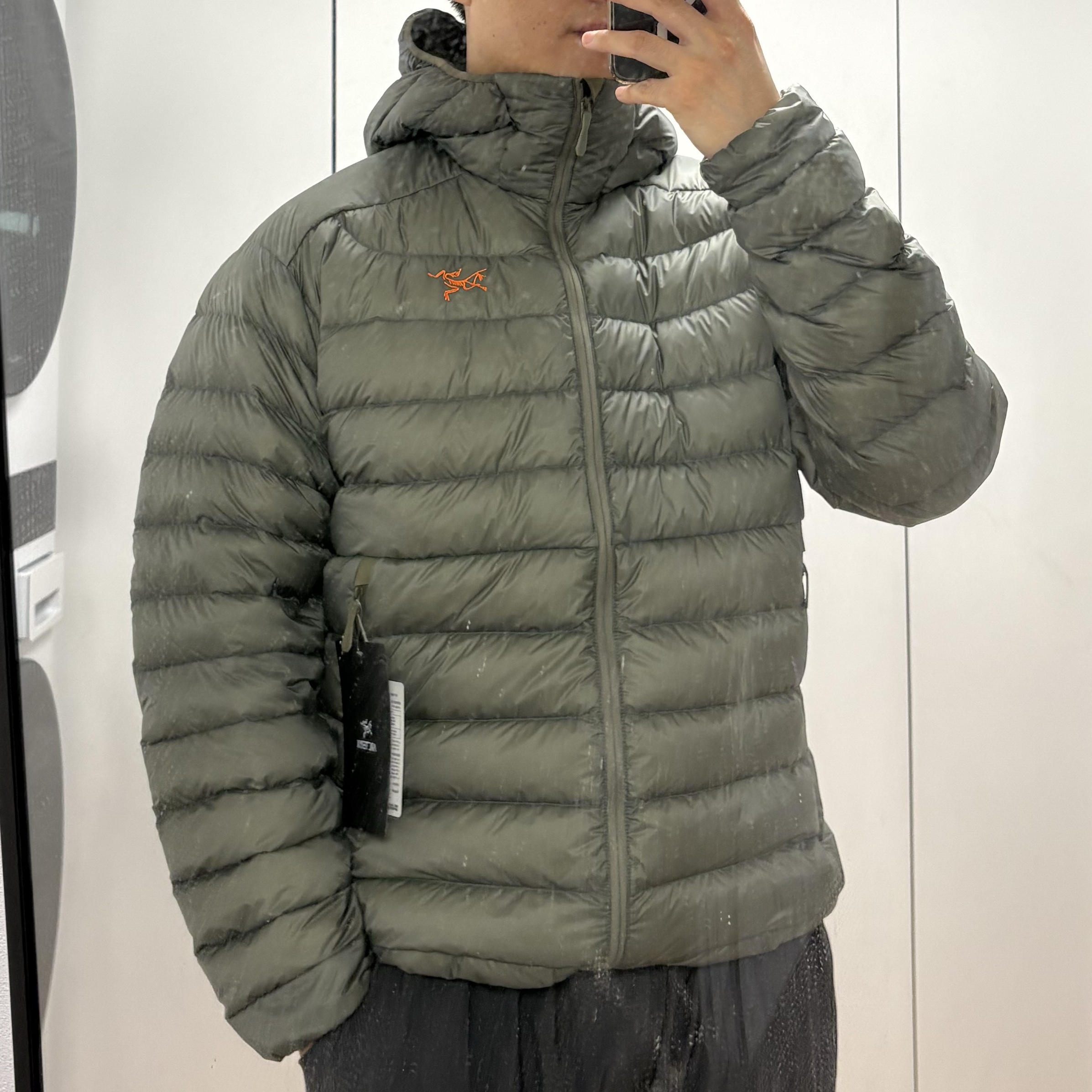 Arc'teryx Cerium Hoody Forage Verve 착용 스타일 - 2