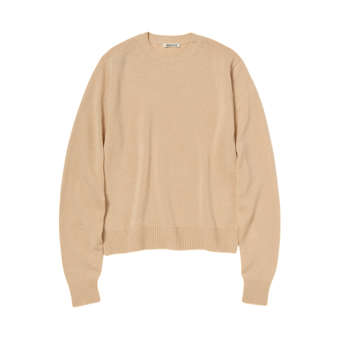 A25AP02CJ Auralee Light Cashmere Knit P/O Beige - 25AW