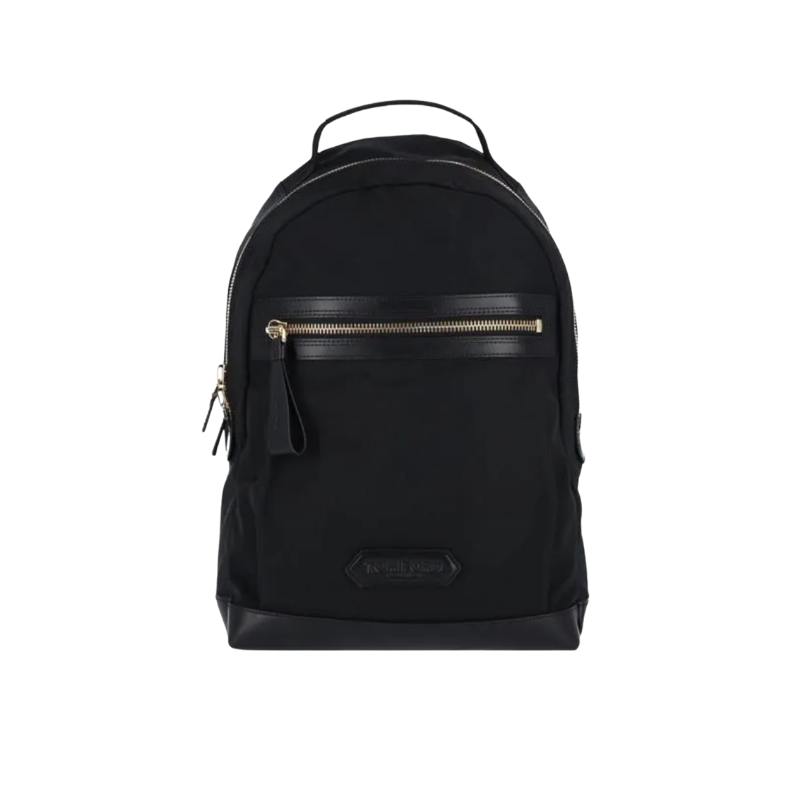 H0636-TNY017G-1N001 Tom Ford Logo Patch Backpack Black