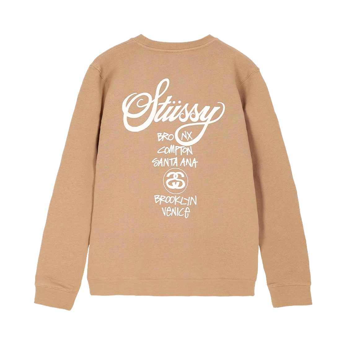스투시 월드투어 크루 라이트 브라운(Stussy World Tour Crew Light Brown) - 2