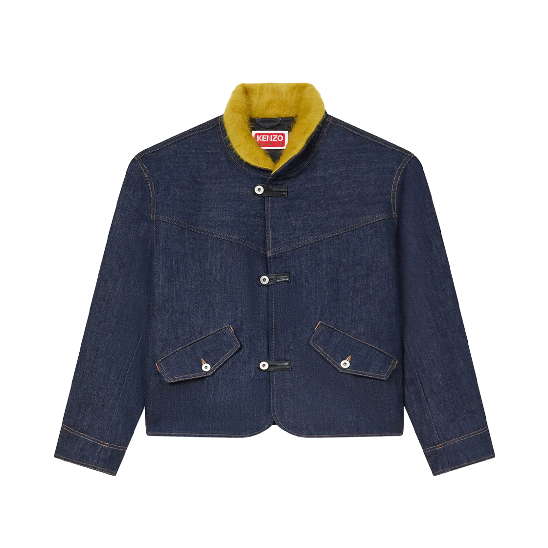 겐조 블루종 린스 블루 데님- 25FW(Kenzo Blouson Rinse Blue Denim - 25FW)
