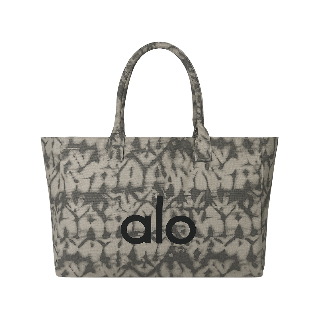 알로 요가 아이코닉 쇼퍼 토트 백 그레이 타이다이(Alo Yoga Iconic Shopper Tote Bag Grey Tiedye)