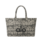 Alo Yoga Iconic Shopper Tote Bag Grey Tiedye