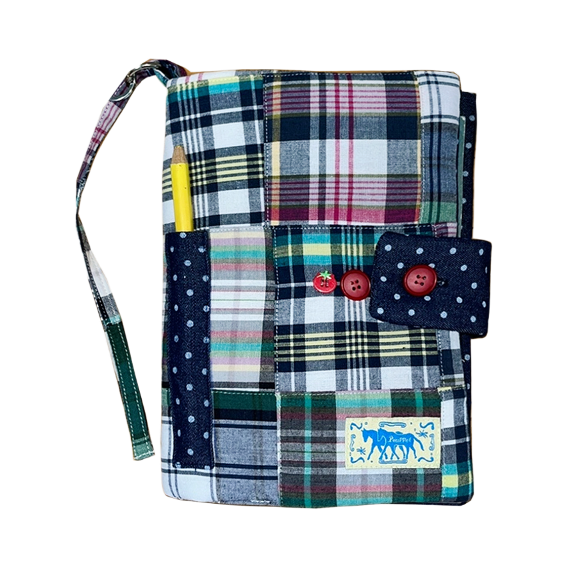 P00000DX POUPPET Checky Patch Book Cover