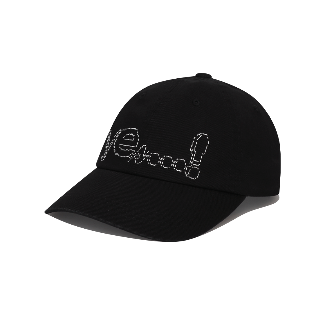 예스아이씨 예스 도트 로고 캡 블랙(YESEYESEE Y.E.S Dotted Logo Cap Black)