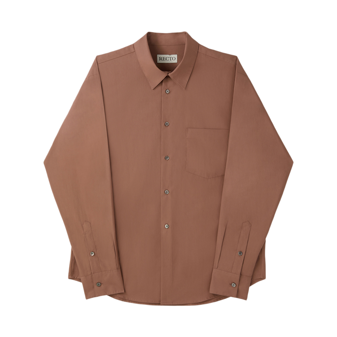 RM25WWST001RT Recto Powdery Cotton Classic Shirt Rust Pink