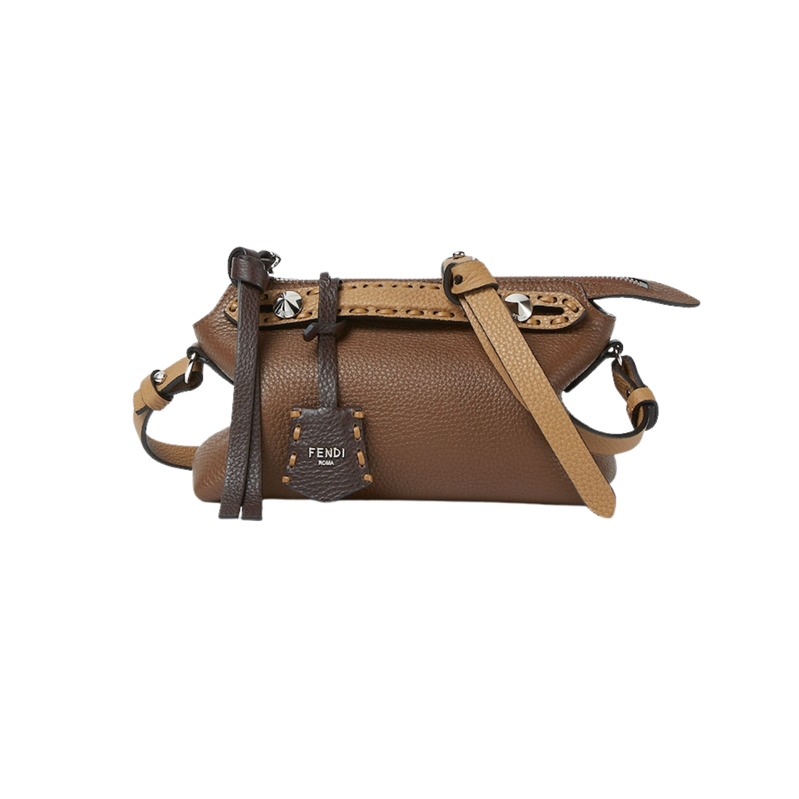 8BS098AV1JF1TVA Fendi By The Way Mini Selleria Bag Brown