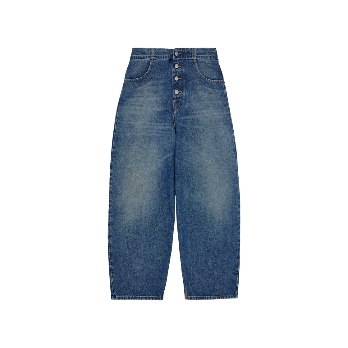 S52LA0235M30018965 (W) MM6 Maison Margiela Straight Leg Jeans Light Blue