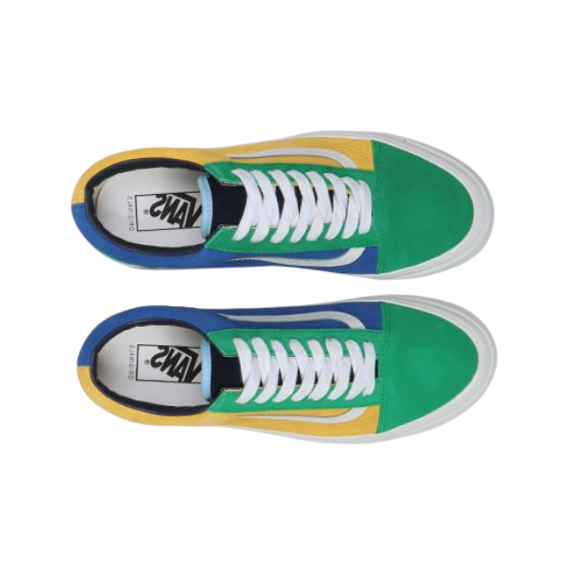 반스 OG 올드스쿨 LX 오프 더 월 그린 옐로우(Vans OG Old Skool LX Off The Wall Green Yellow) - 2