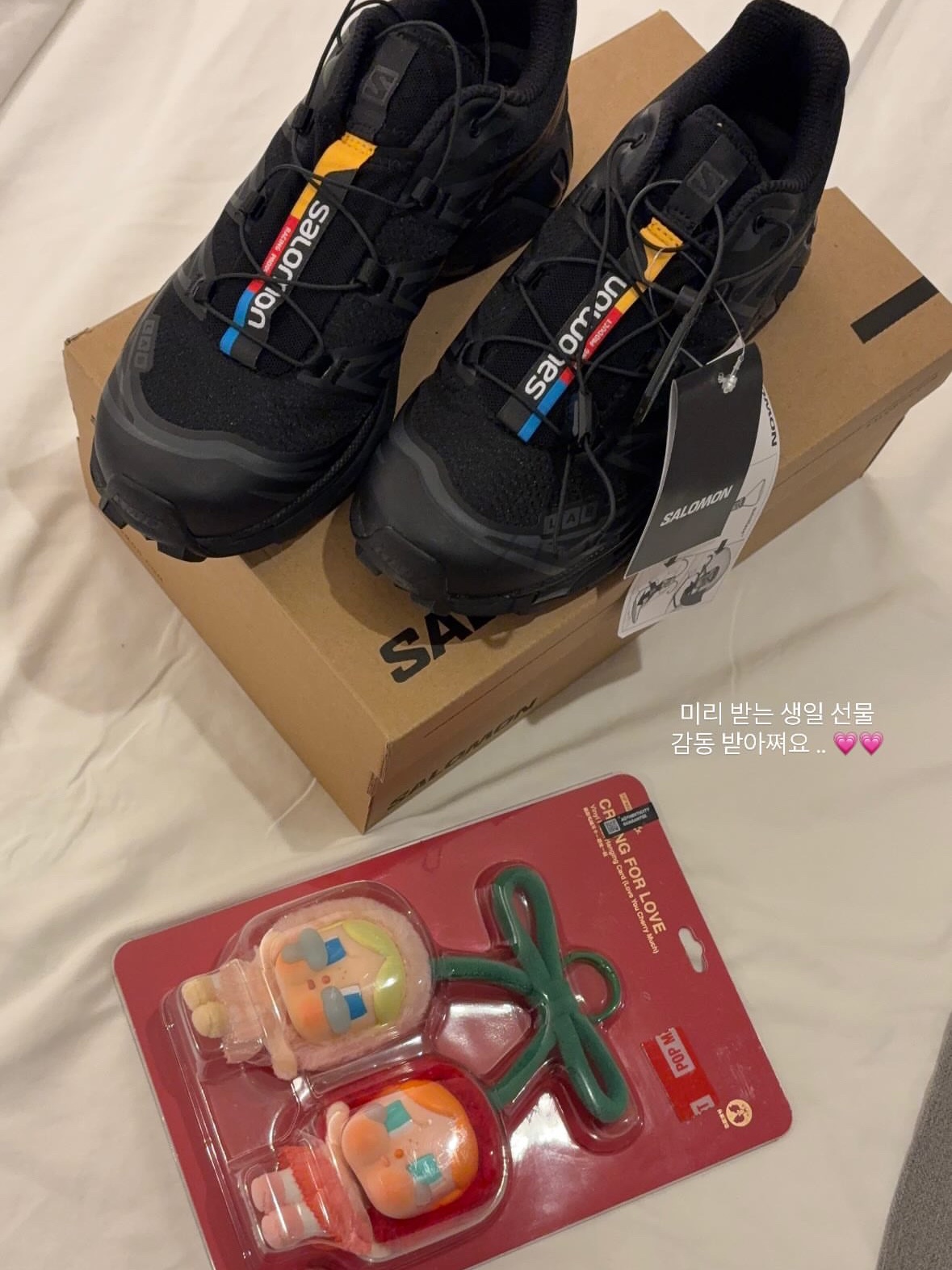 Salomon XT-6 ADV Black, Pop Mart Crybaby Crying For Love Series Vinyl Plush 착용 스타일 - 2