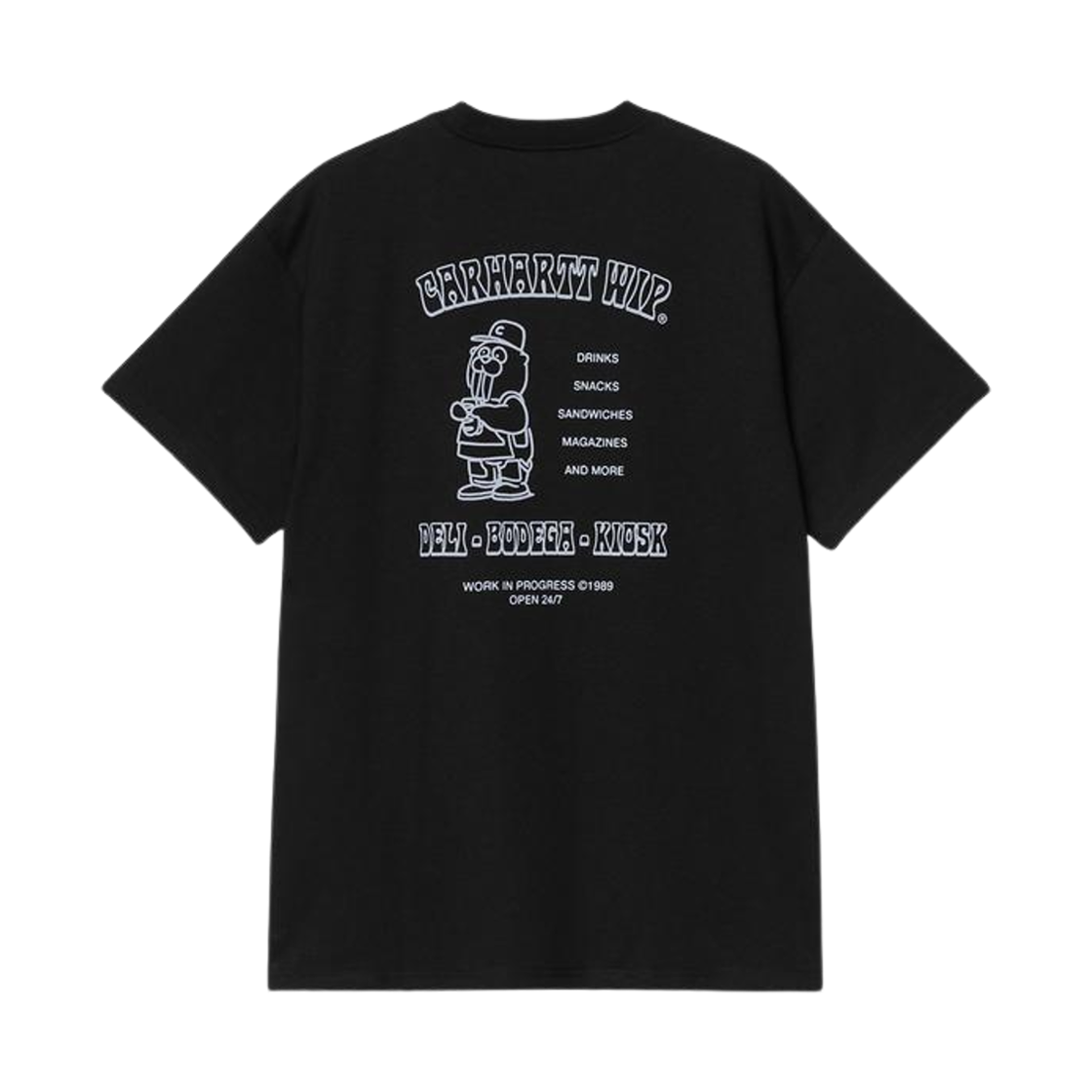 칼하트 WIP 숏슬리브 샌드위치 티셔츠 블랙(Carhartt WIP S/S Sandwich T-Shirt Black) - 2