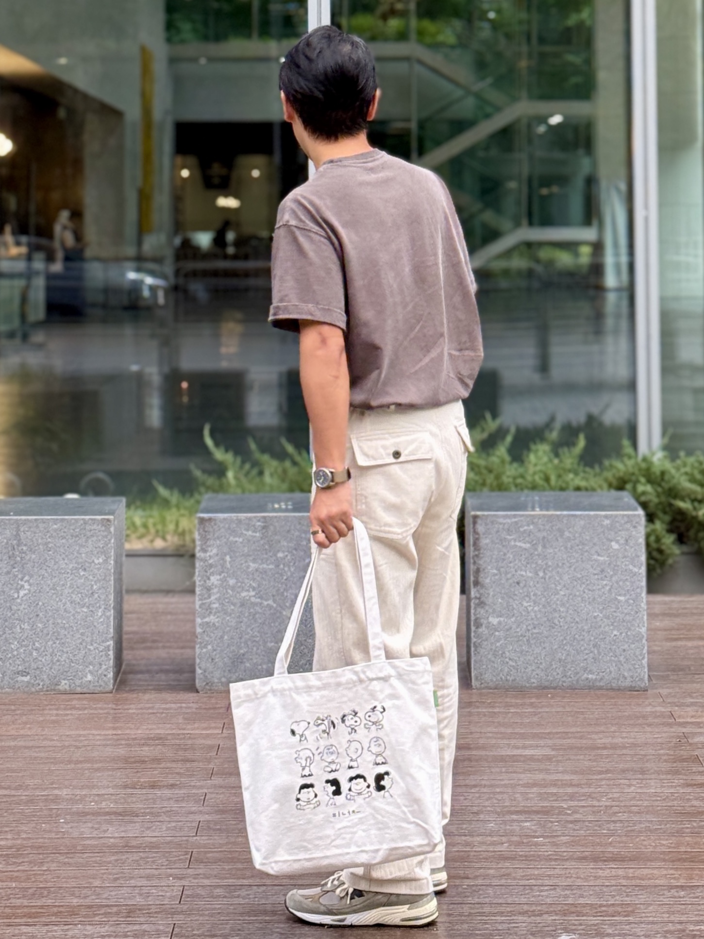 New Balance x JJJJound 991 Made in UK Grey 착용 스타일 - 4