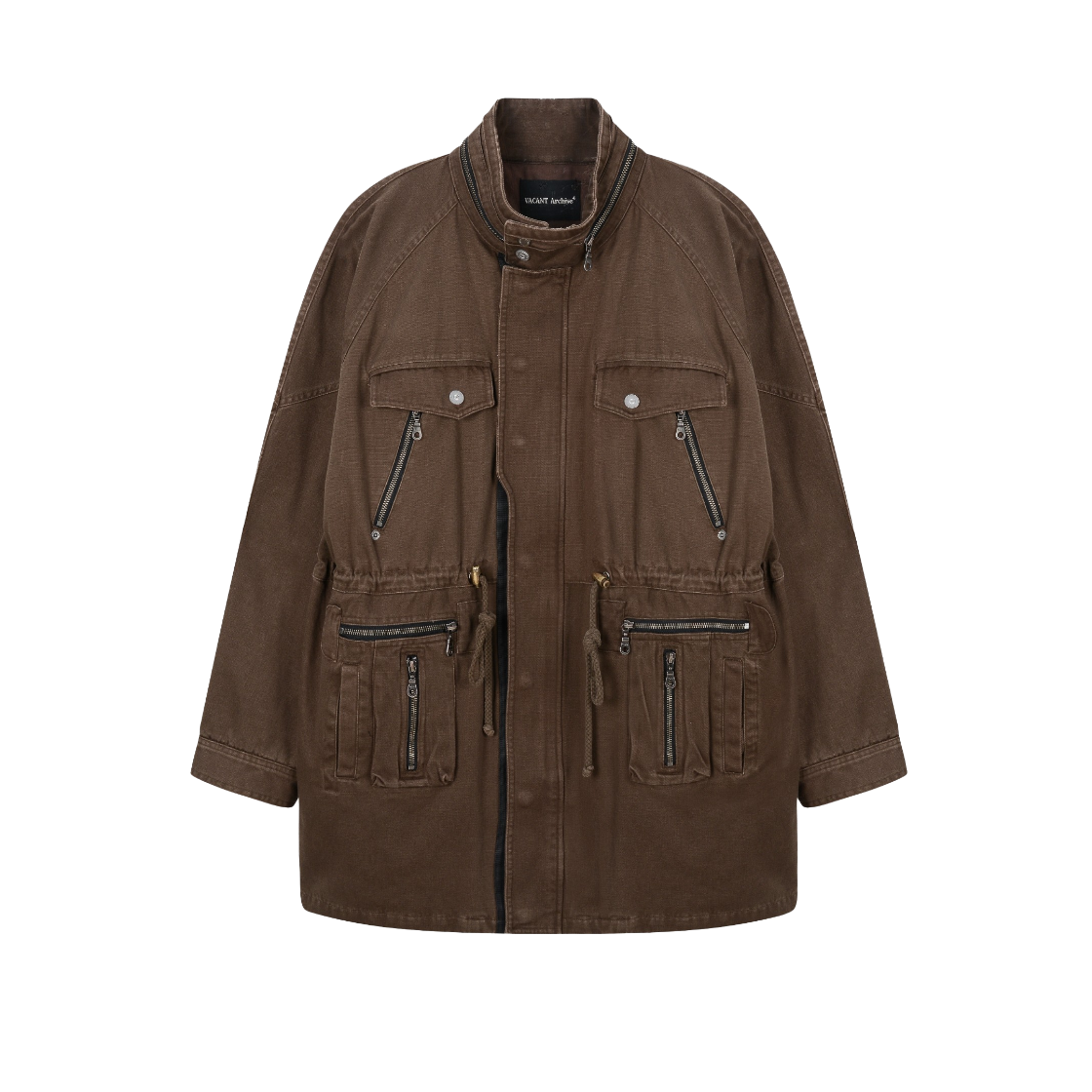 VUK53VJK002BRQQ Vacant Archive Women Victor Cotton Field Jacket Brown