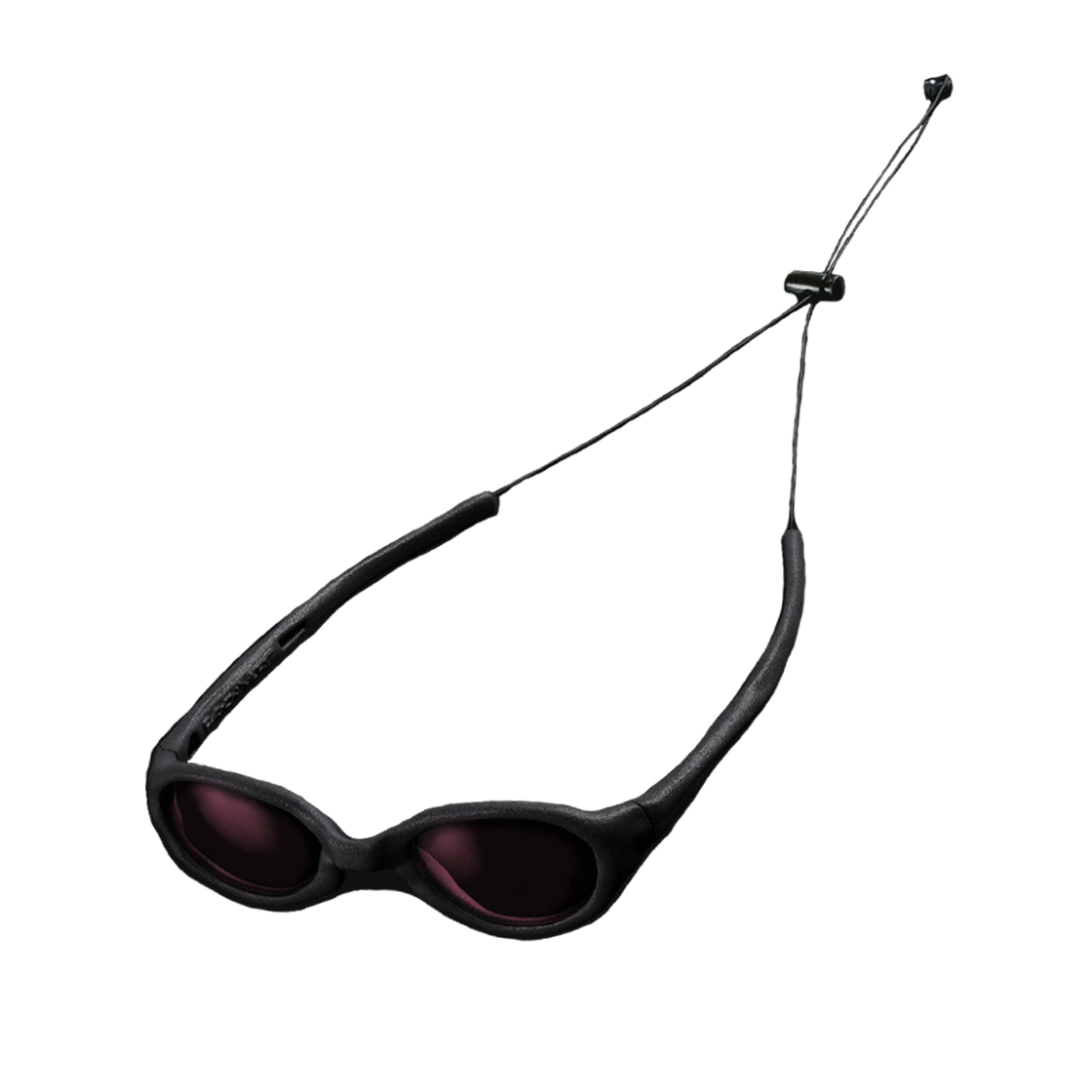 KM5DGLSRV04BK Rayon Vert x Abicsi Wormholes Sunglasses Vulcanic Black - 25FW