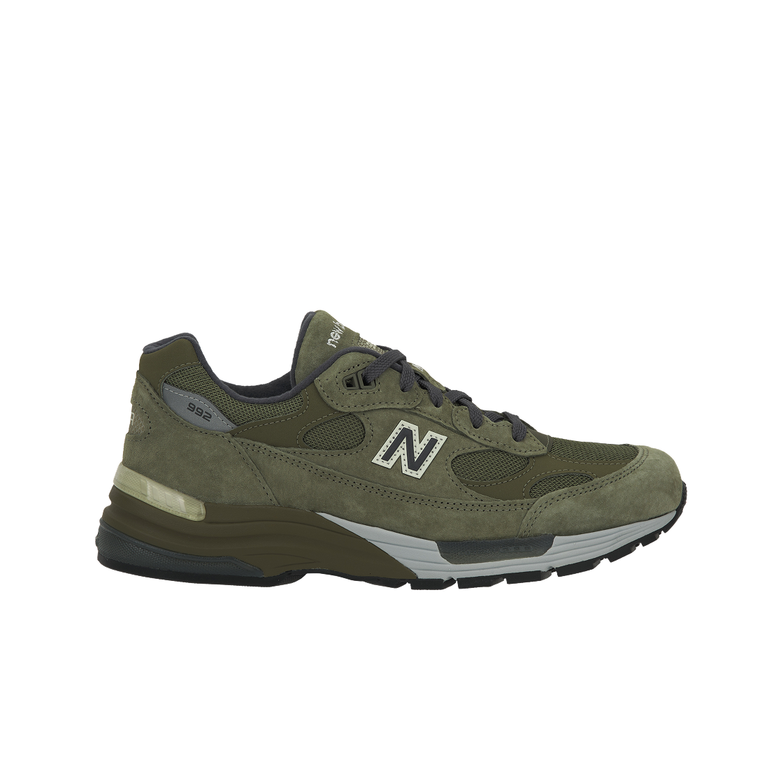 뉴발란스 992 메이드 인 USA 다크 카모 코버트 그린 - D 스탠다드(New Balance 992 Made in USA Dark Camo Covert Green - D Standard)