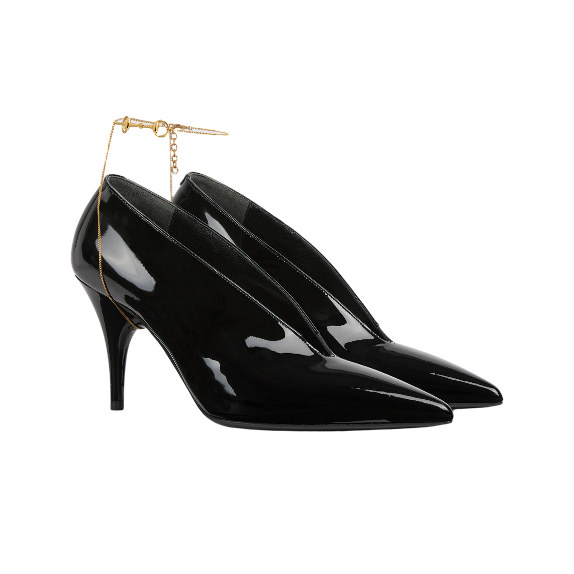 (W) 구찌 97 힐 뮬 블랙((W) Gucci 97 Heel Mule Black) - 2