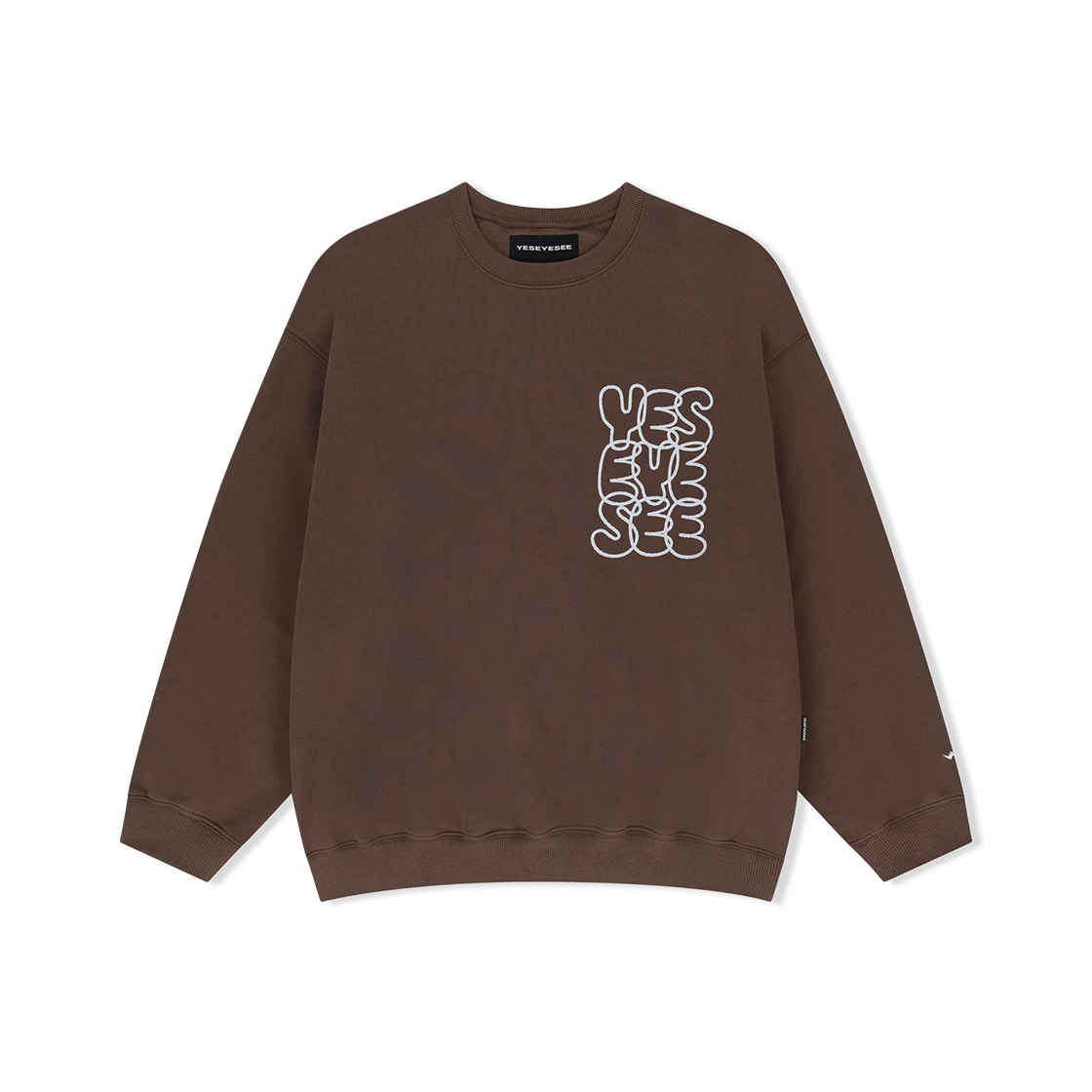 YS250TSWCW01BRO YESEYESEE C-Logo Sweatshirt Brown