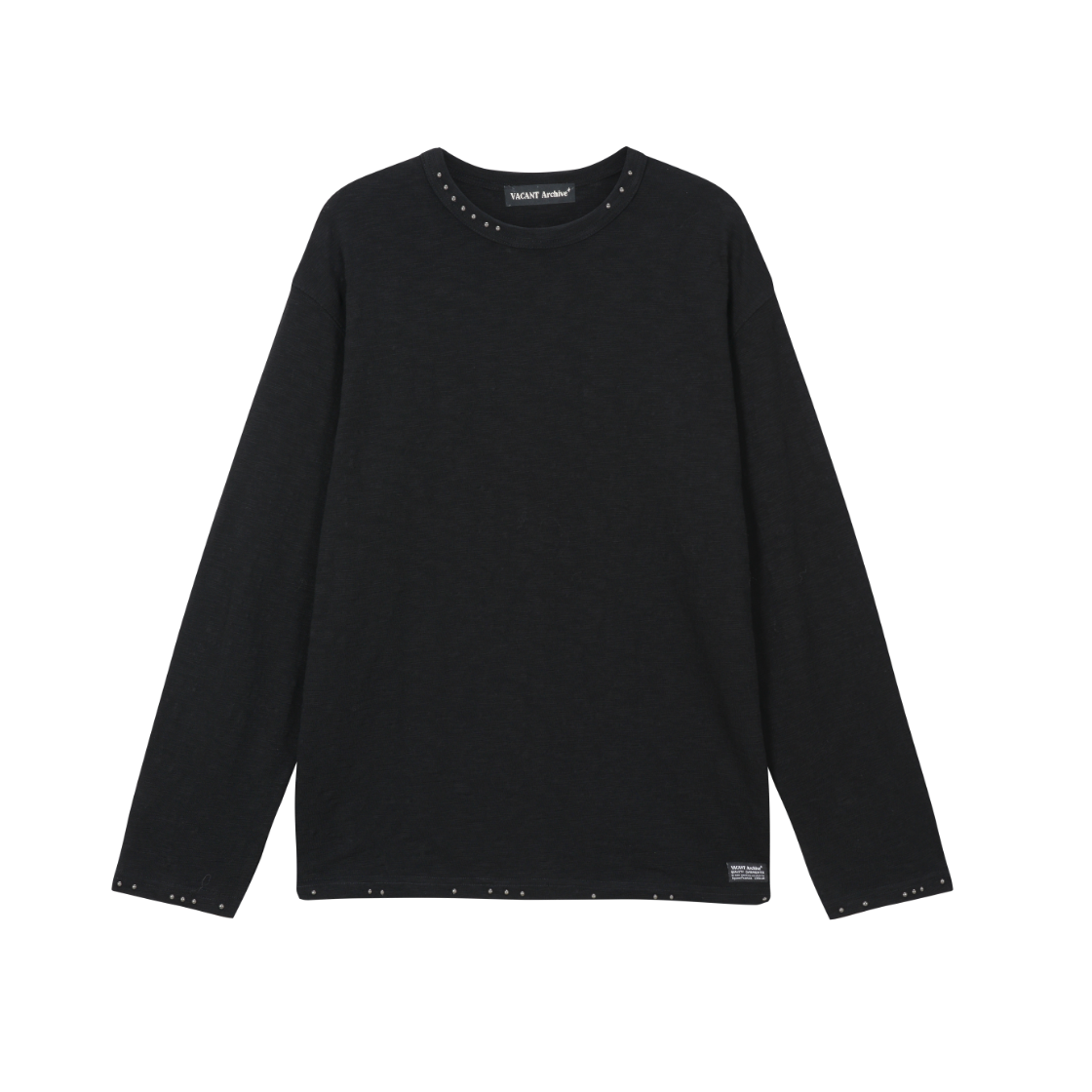 VMK53JLS001BKQQ Vacant Archive Axel Stud Long Sleeve Stud Long Sleeve Black