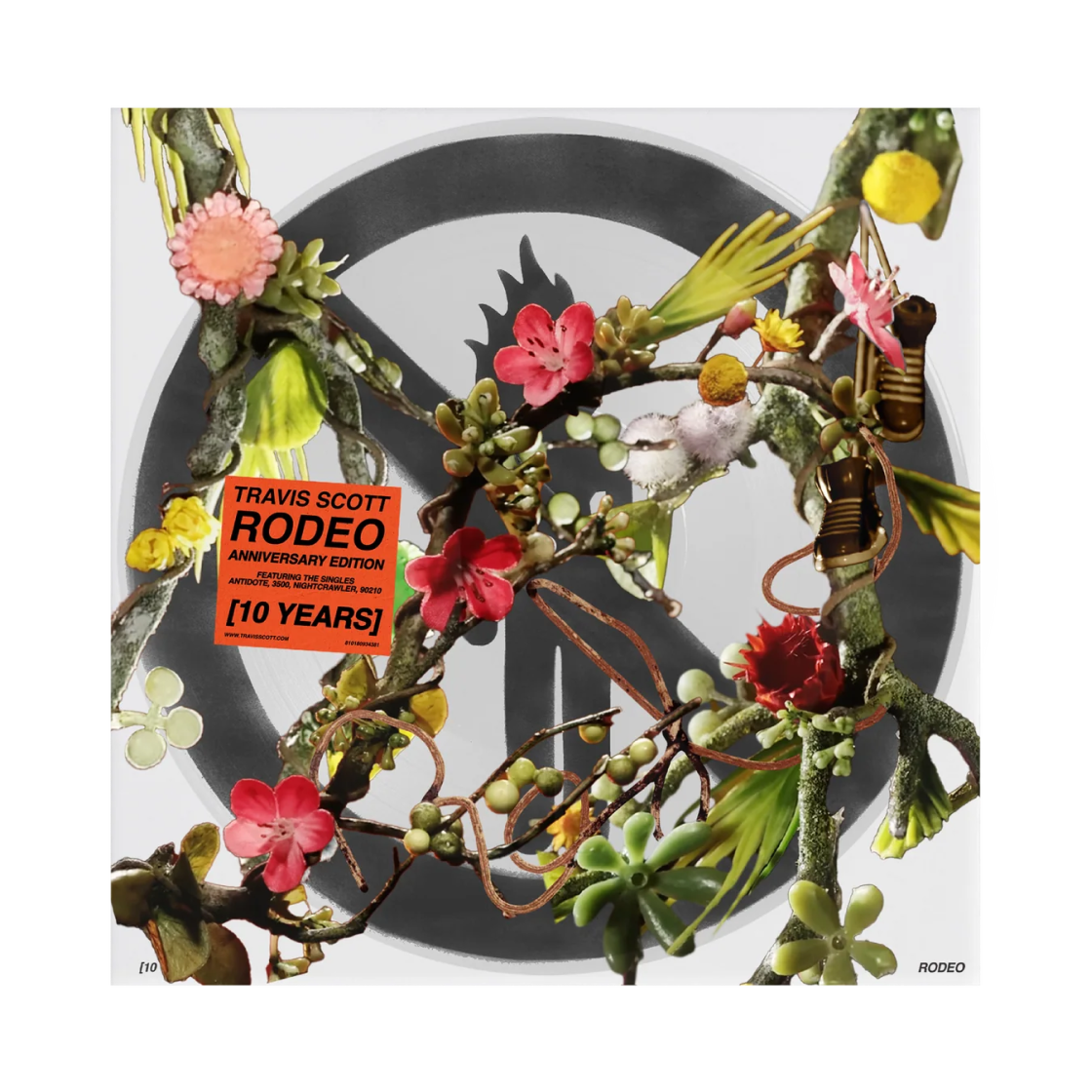 트래비스 스캇 로데오 10 이어즈 픽처 디스크 바이닐 90210 에디션 멀티컬러 (2LP)(Travis Scott Rodeo 10 Years Picture Disc Vinyl 90210 Edition Multicolor (2LP)) - 1