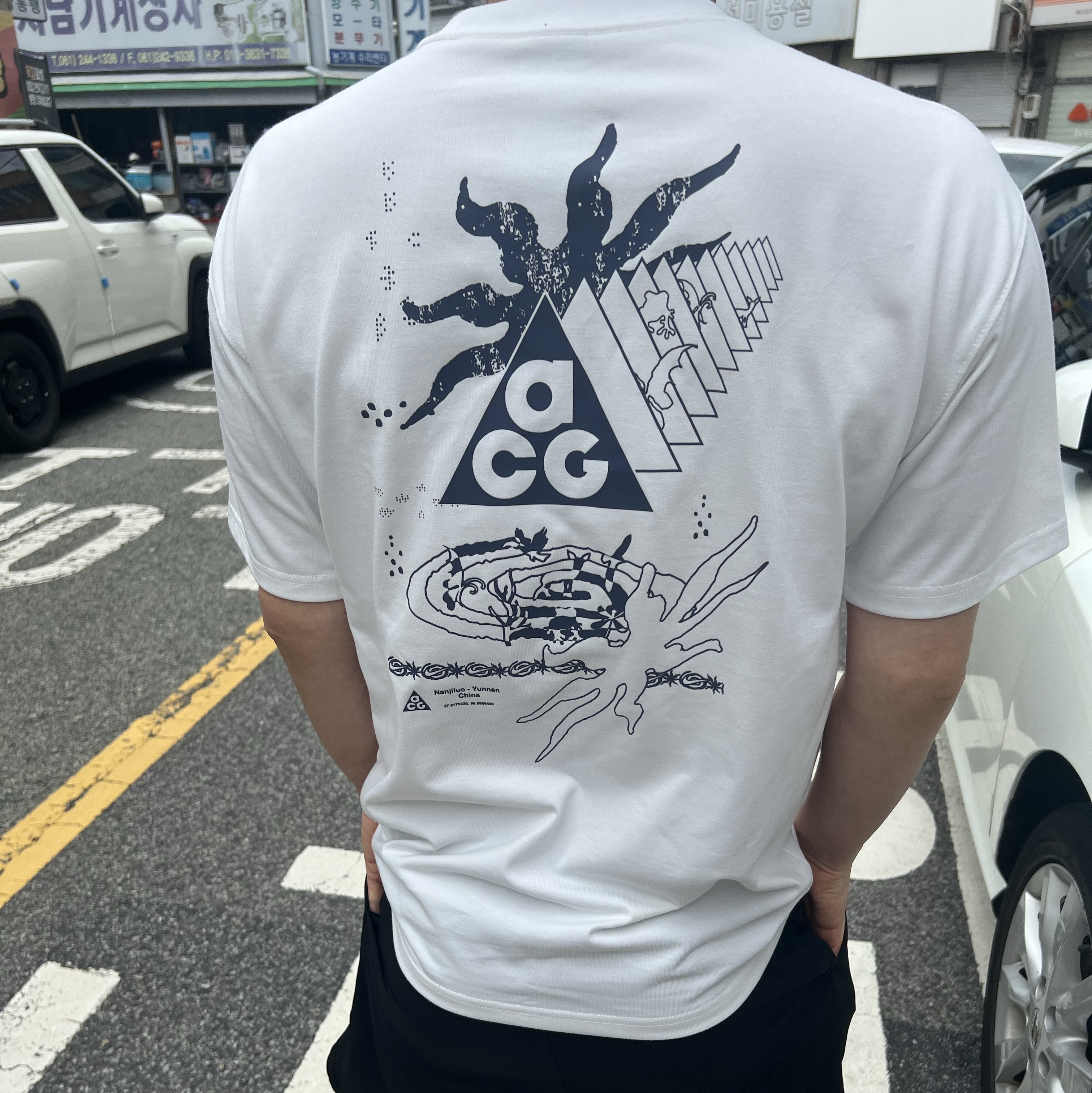 Nike ACG Dri-Fit T-Shirt Sail - Asia 착용 스타일 - 1