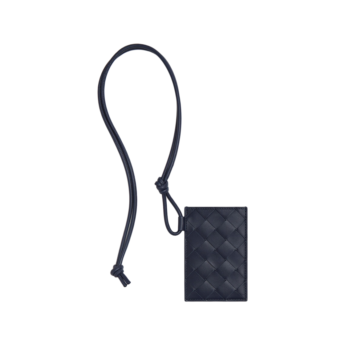 785985VCPQ53262 Bottega Veneta Intrecciato Badge Holder Abyss Cypress