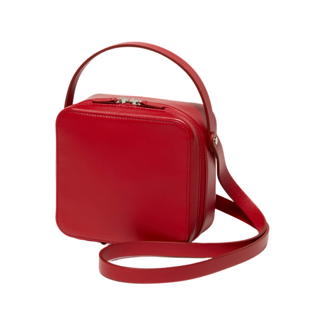 A25AB03AE Auralee Leather Shoulder Bag Made By Aeta Red